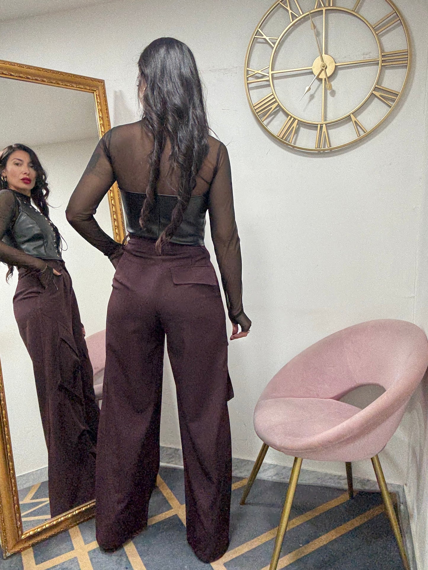 Pantalone classico cargo