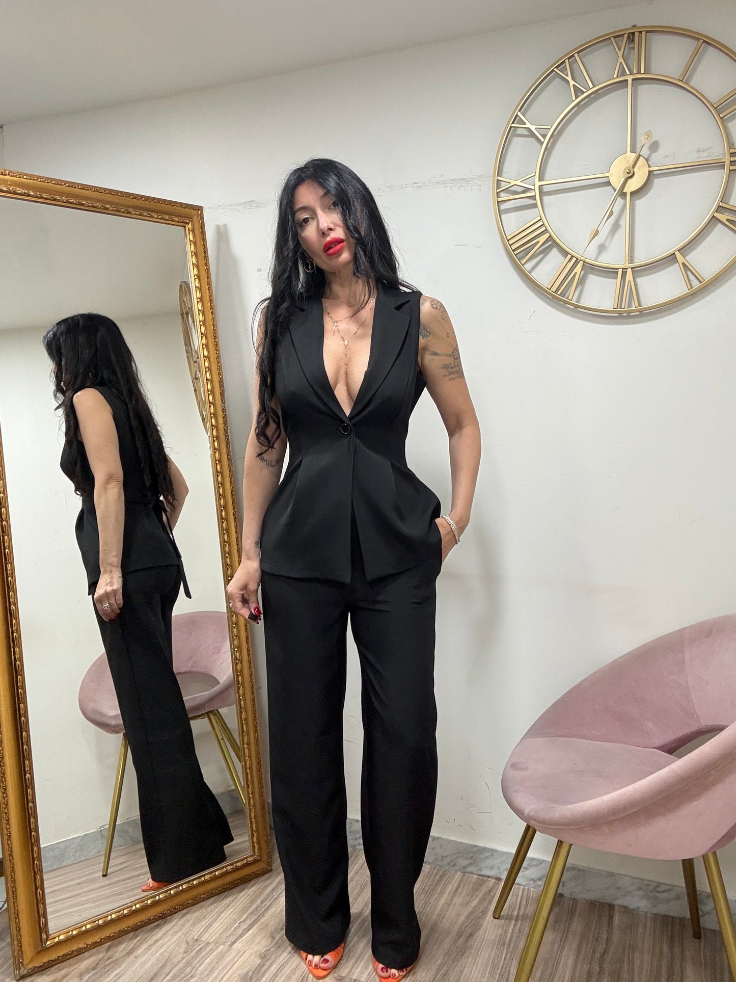 Tailleur gilet laccio 438