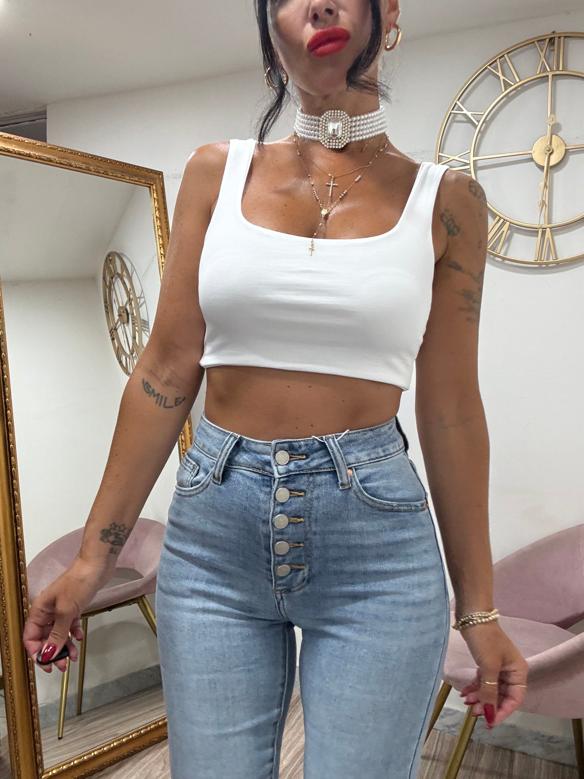 Jeans bottoni 573