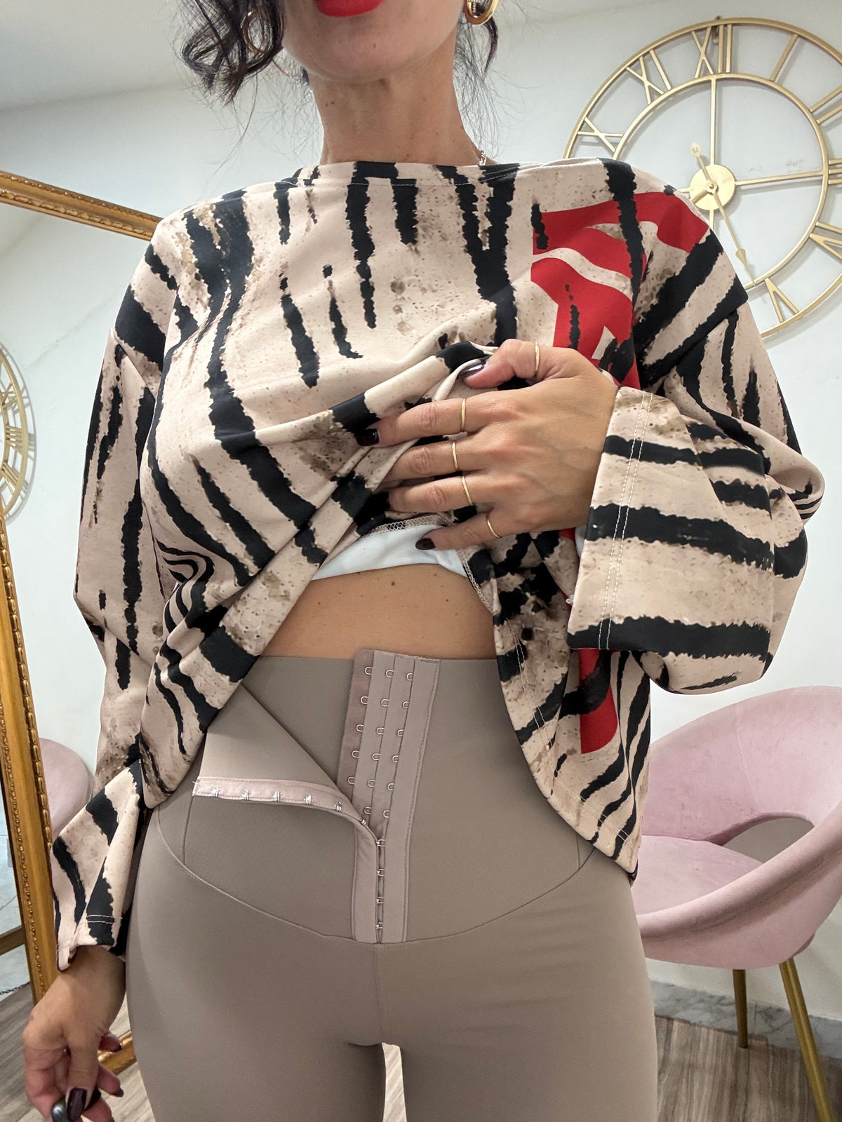 Leggins bustier vita  alta 606