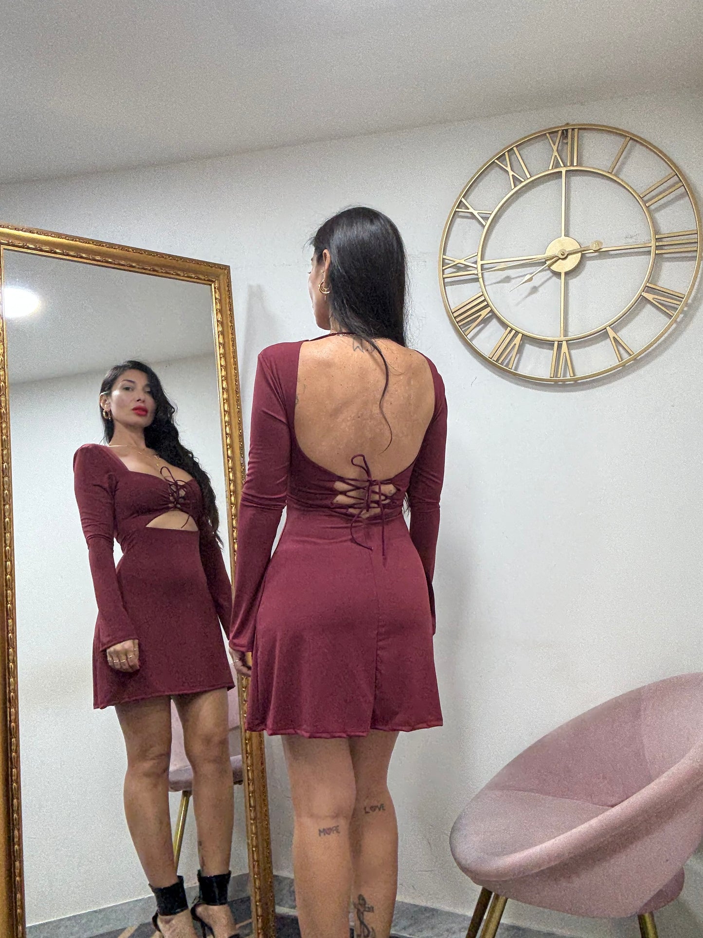 Dress mini doppio intreccio 540