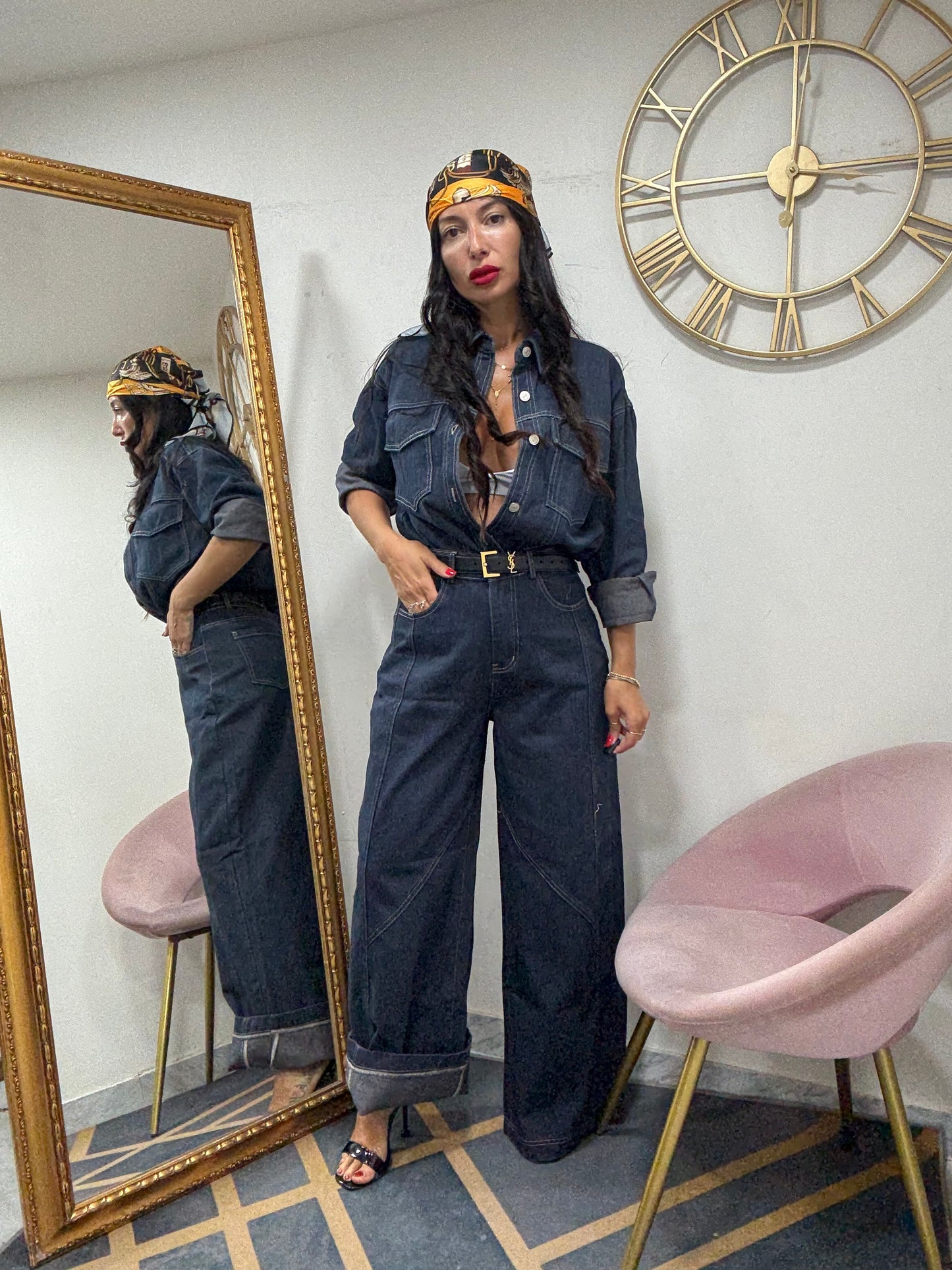 Coord Denim camicia 76-1