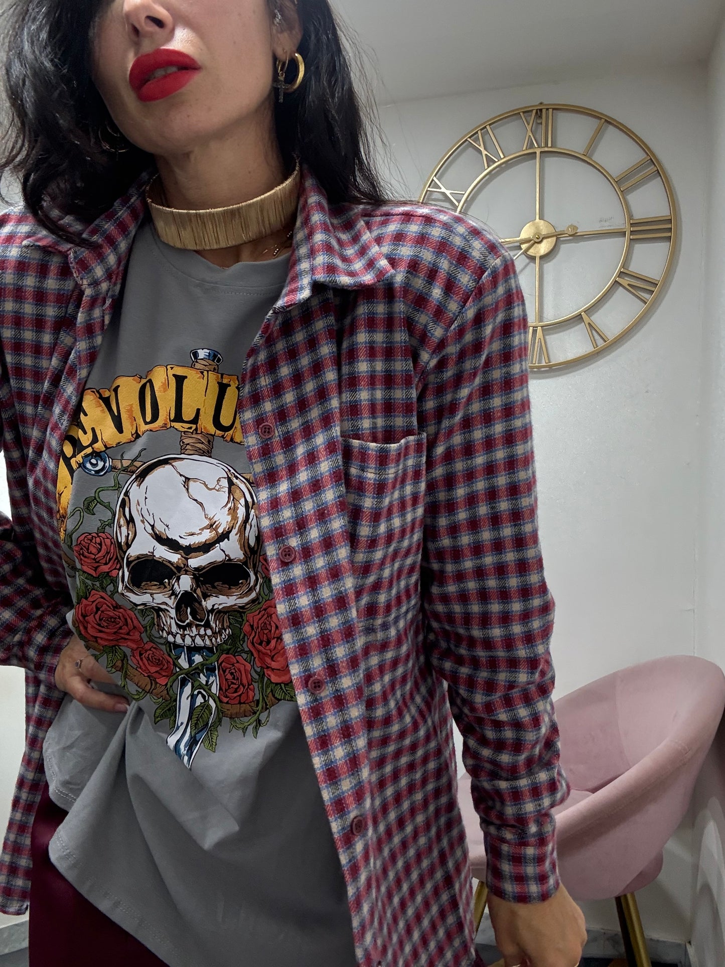 Camicia spalline panno 762