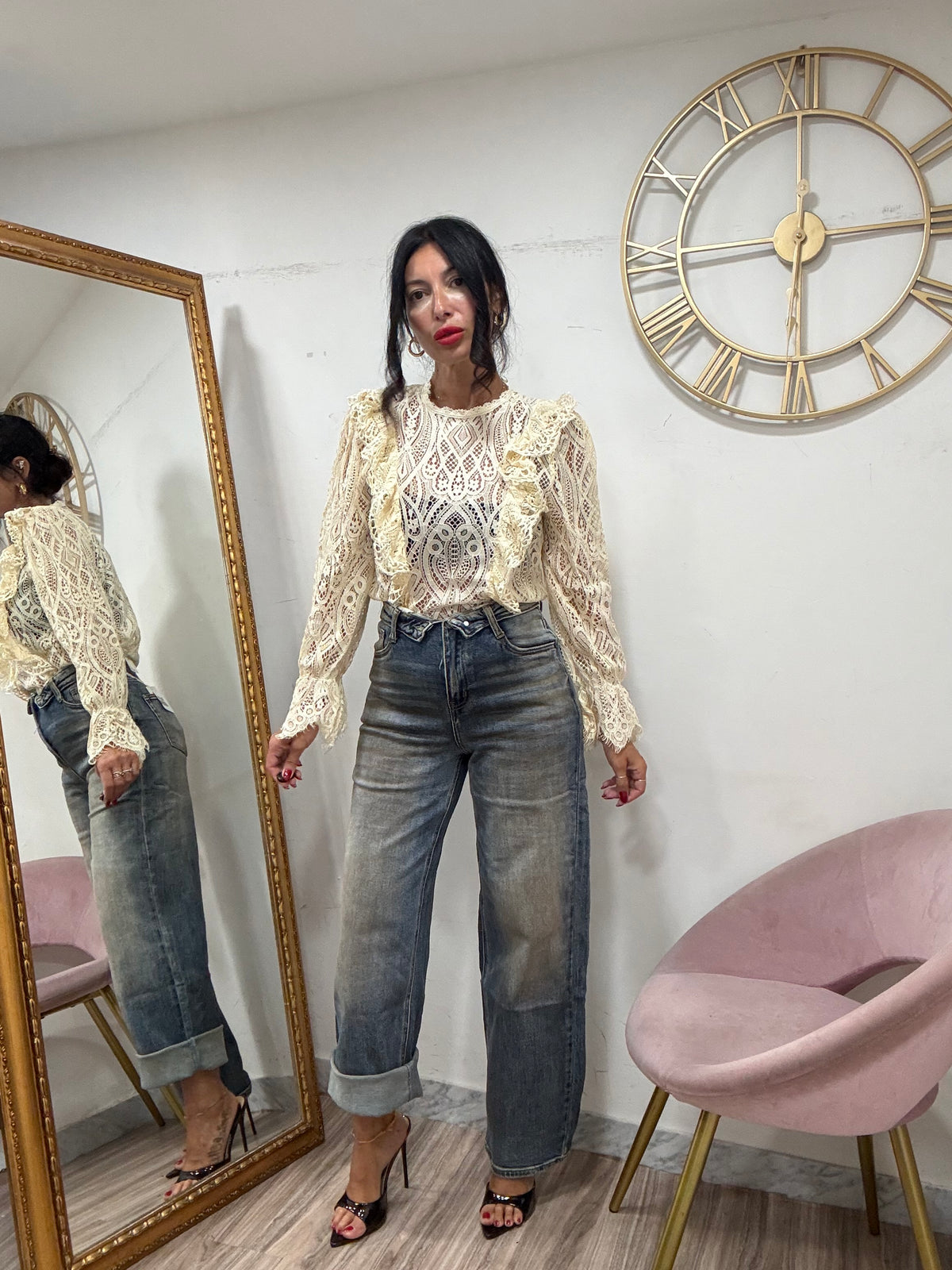 Blusa merletto 188