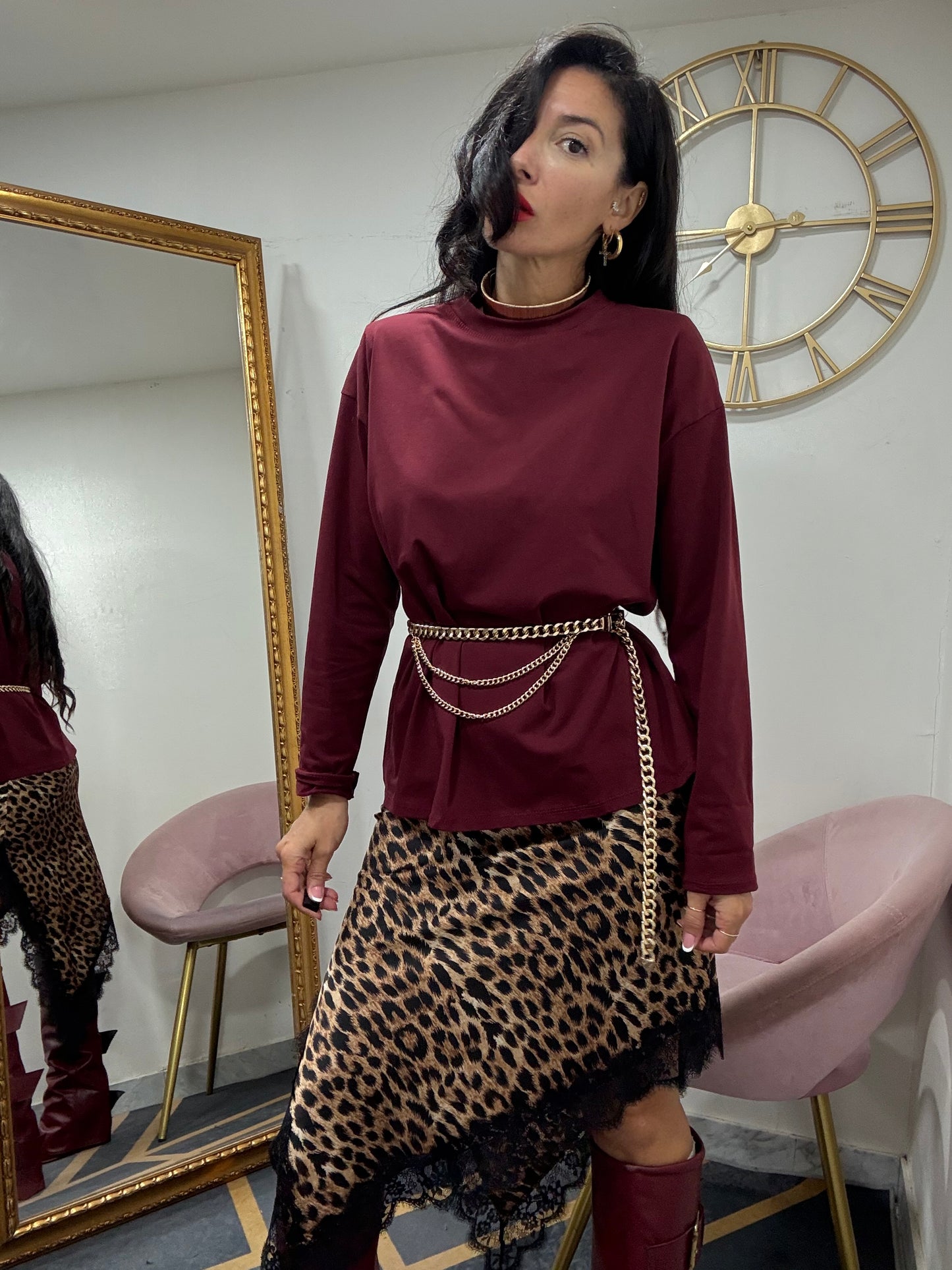 Shirt spallin manica lunga basic 516