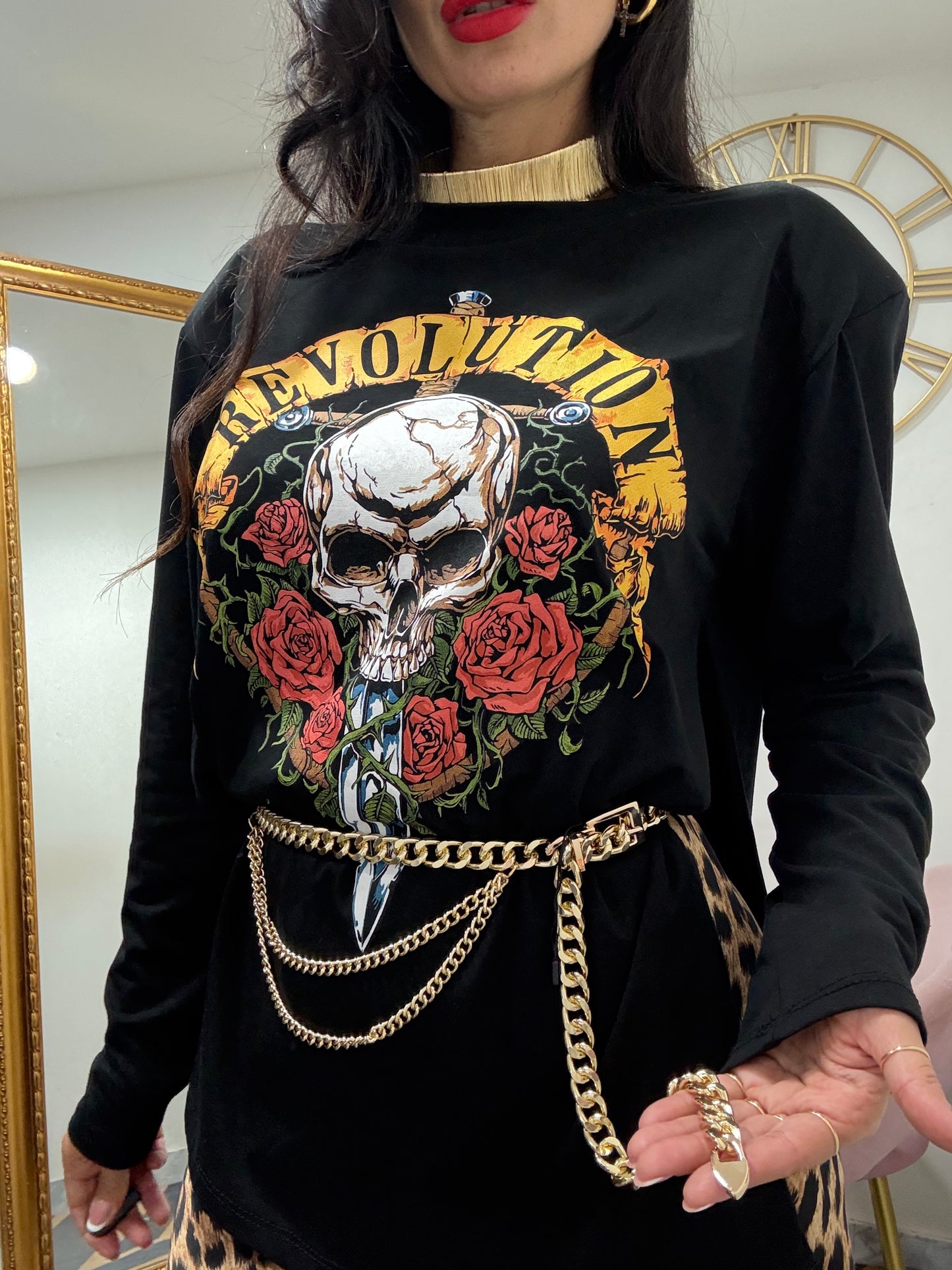 Cinta doppia catena fibia