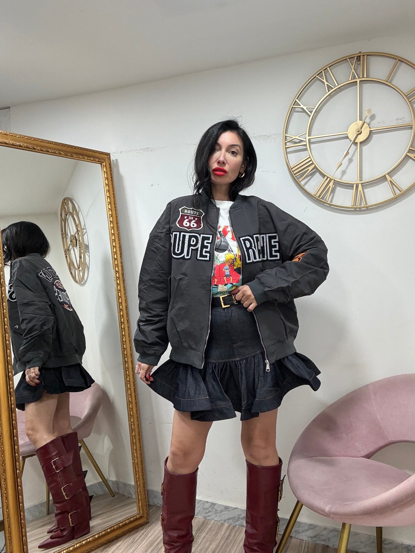 Gonna denim balze 2393