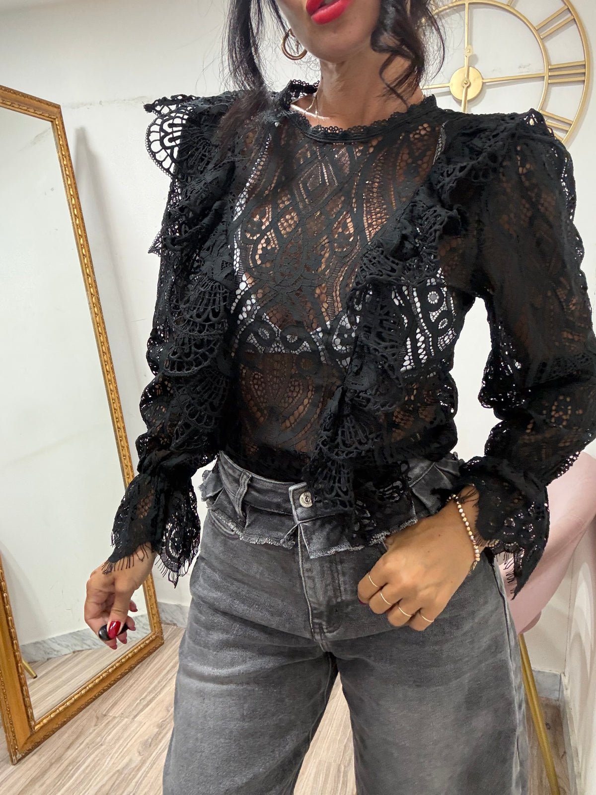 Blusa merletto 188