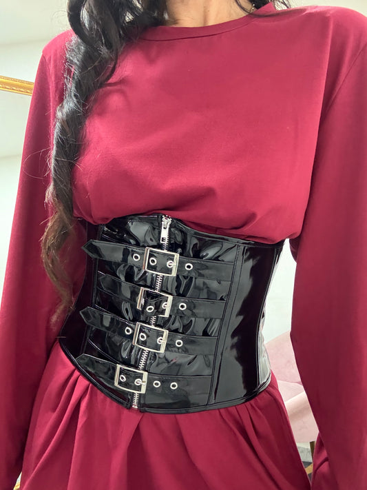 Cinta fibie corsetto vinile