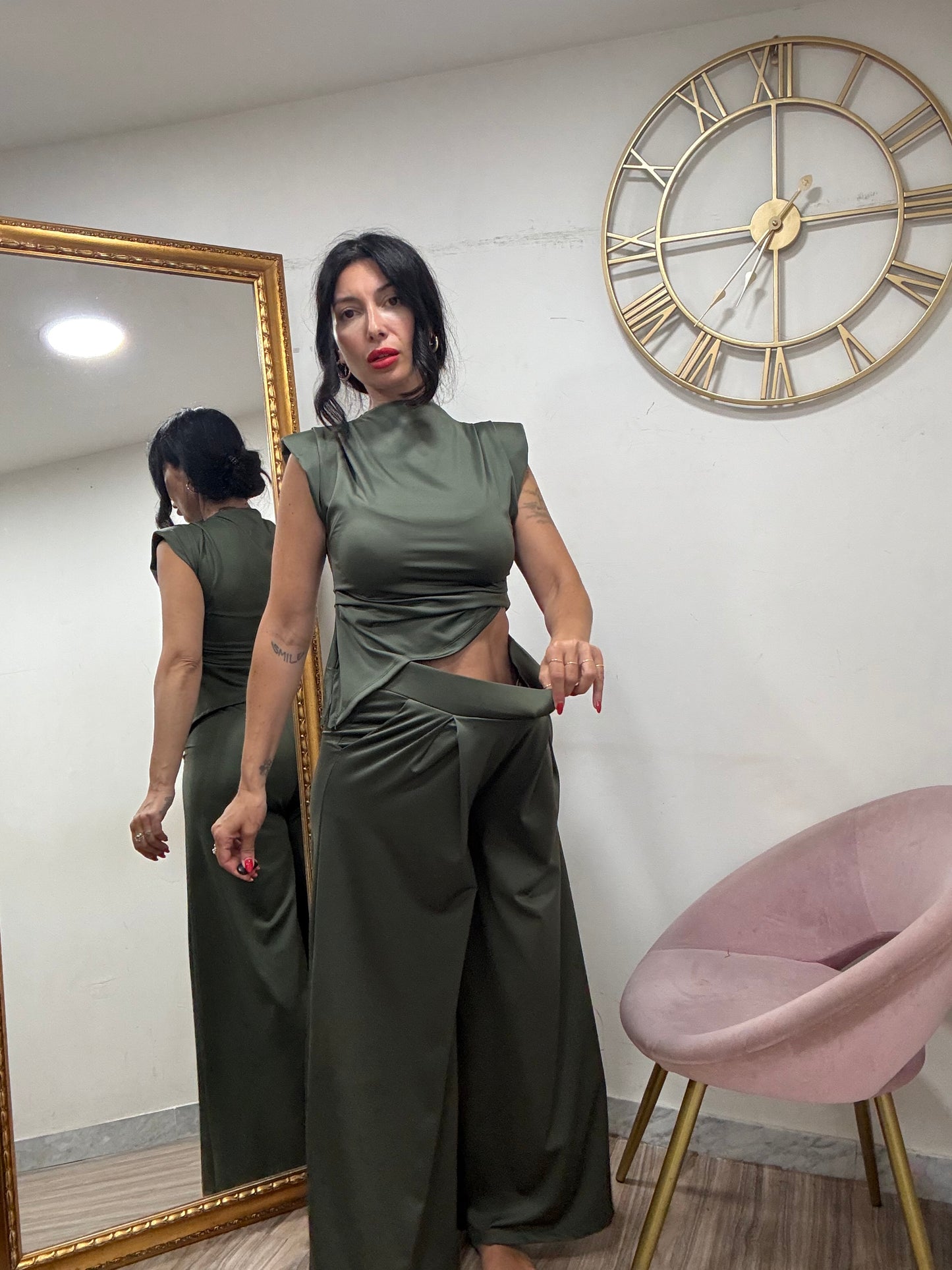 Coordinato canotta assimmetrica 22779