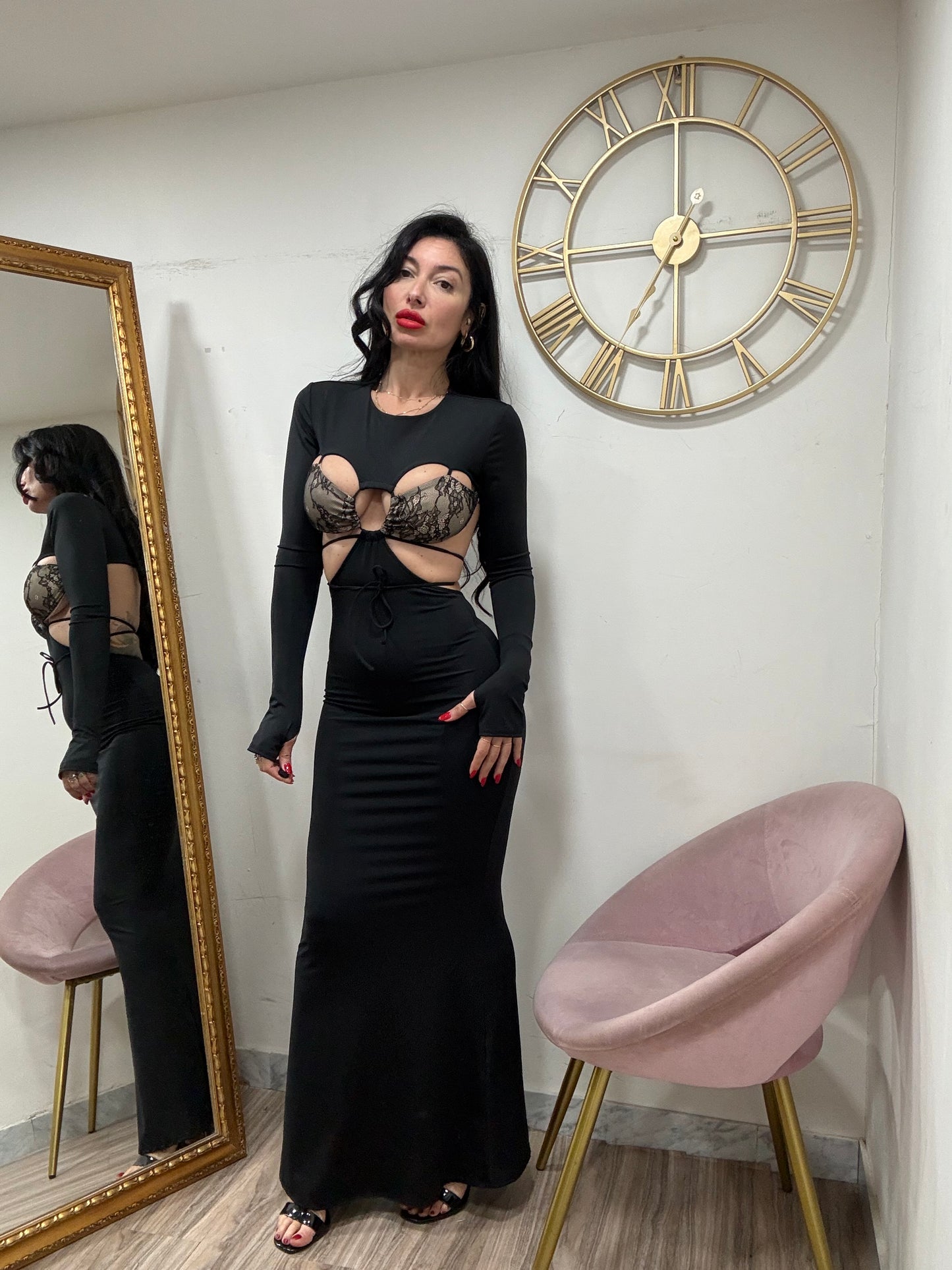 Dress fascia pizzo 1984