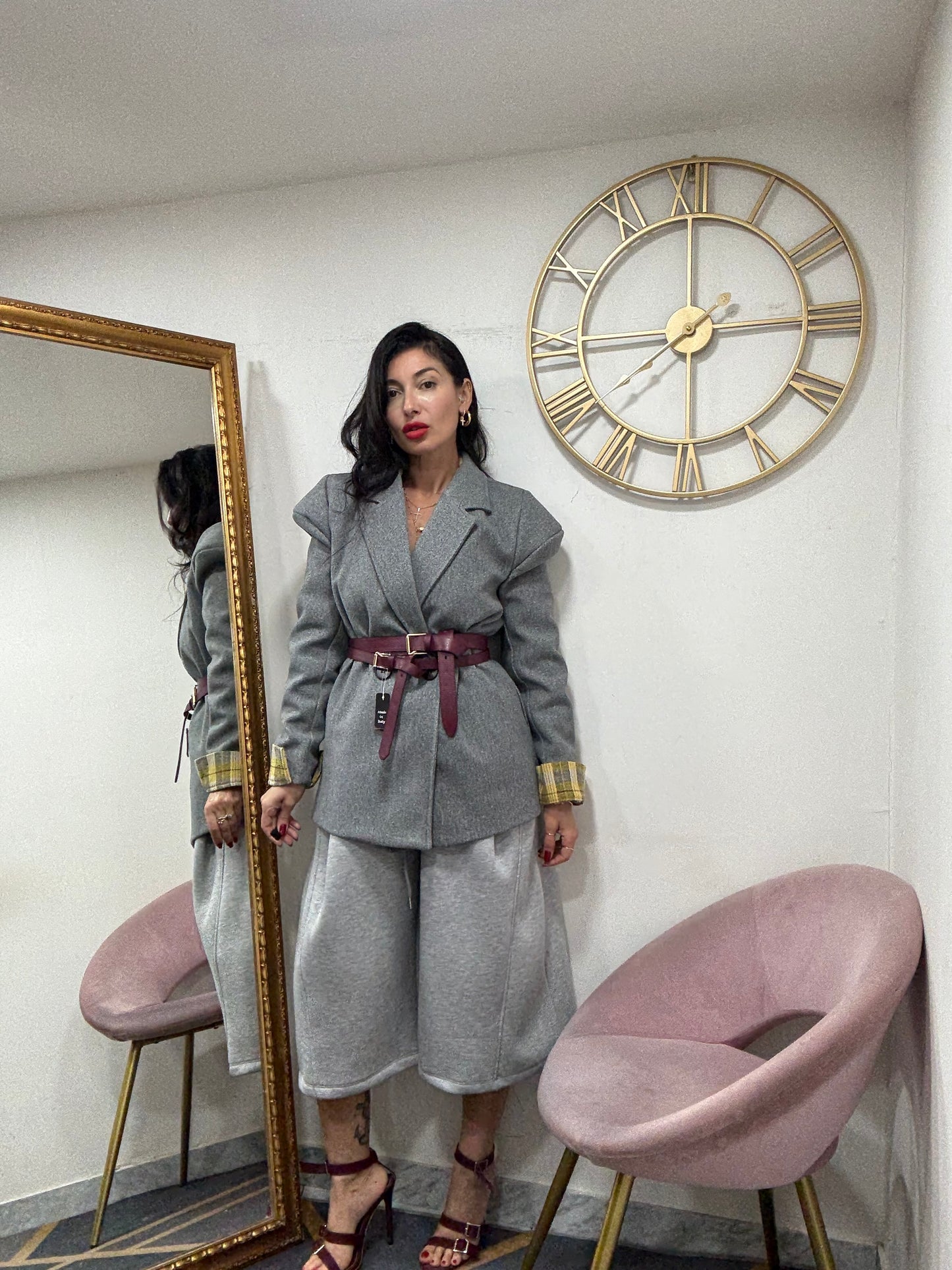 Giacca cappotto balmain panno 154