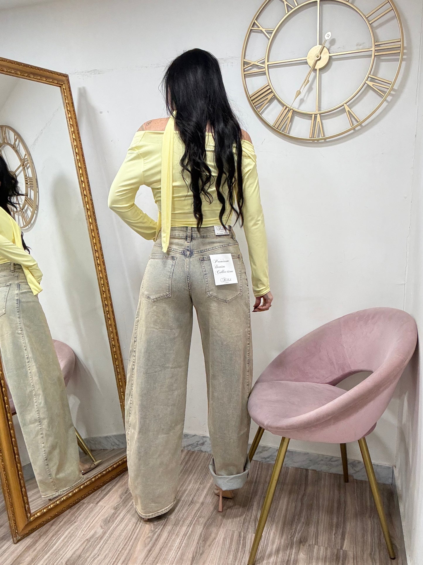 Jeans best balloon sabbiato 390
