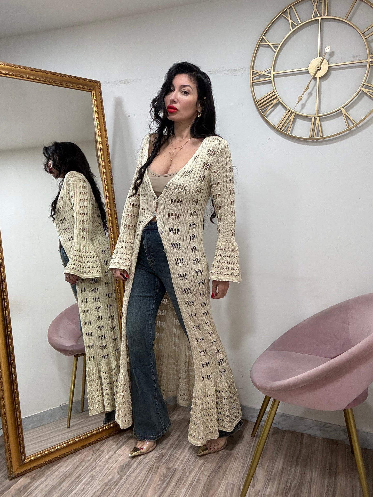 Cardigan uncinetto 3676