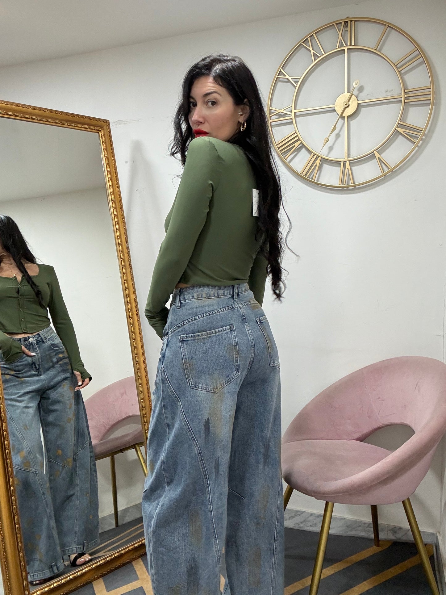 Serafina crop licra 16641