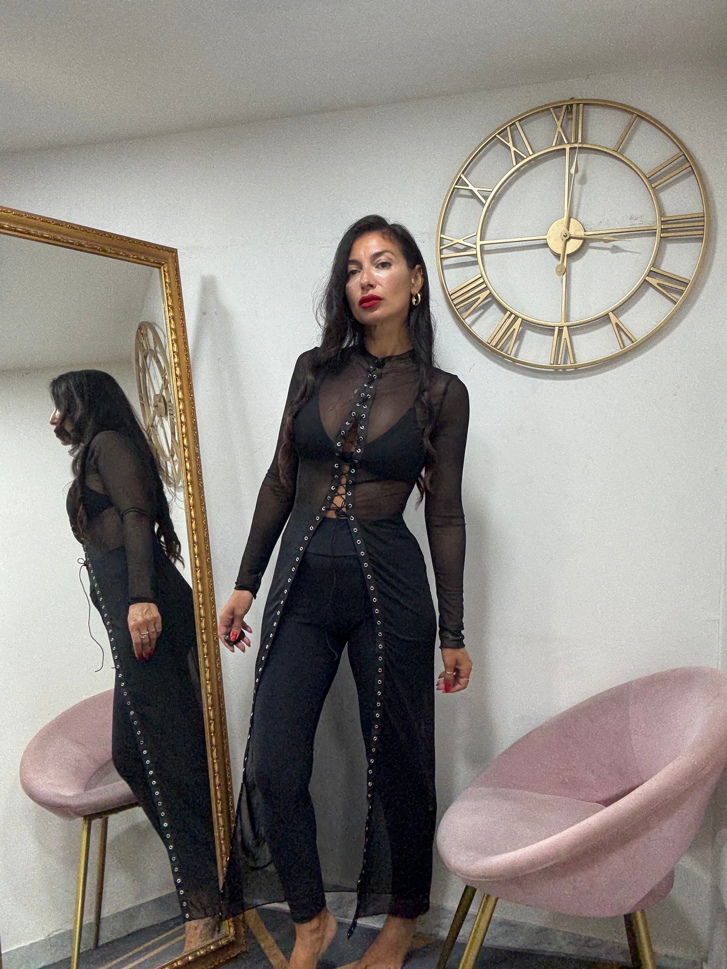 Maglia velo intreccio