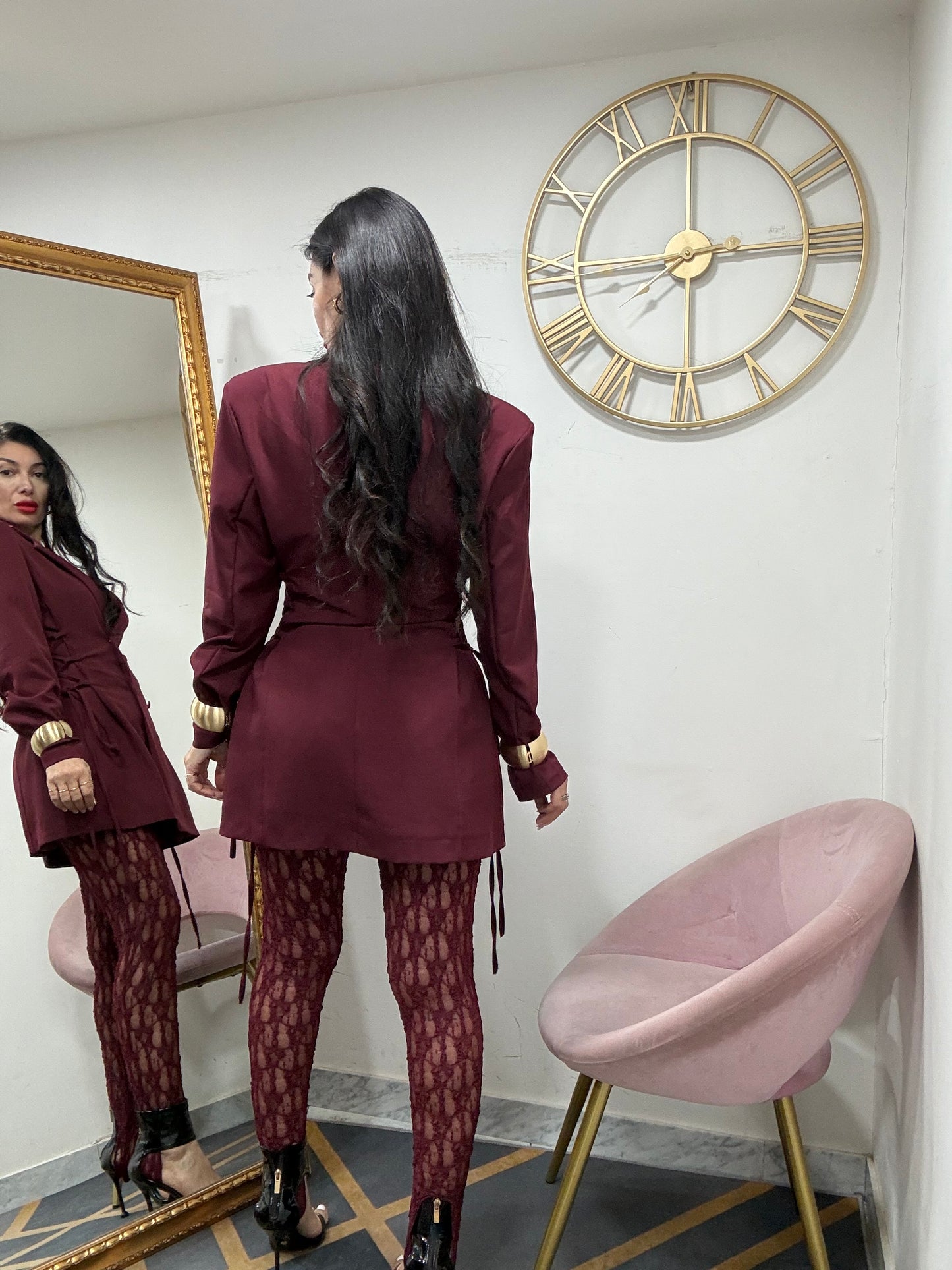 Dress-giacca intreccio lati 863