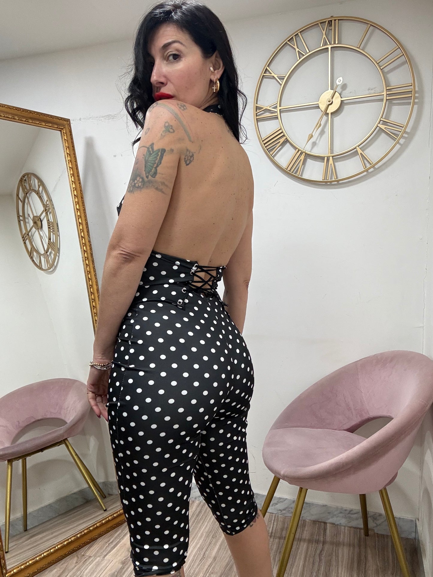 Jumpsuit ciclista bustier 2348