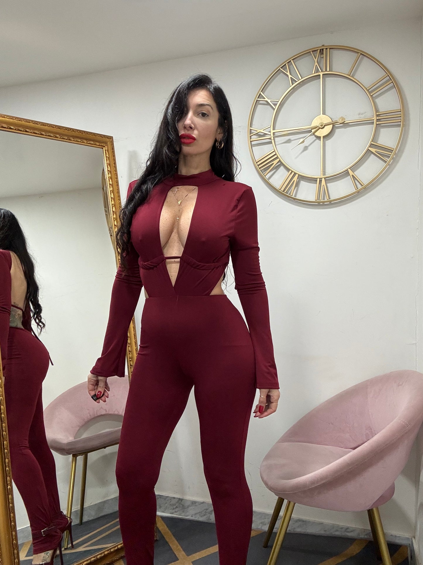 Jumpsuit schiena scoperta 776