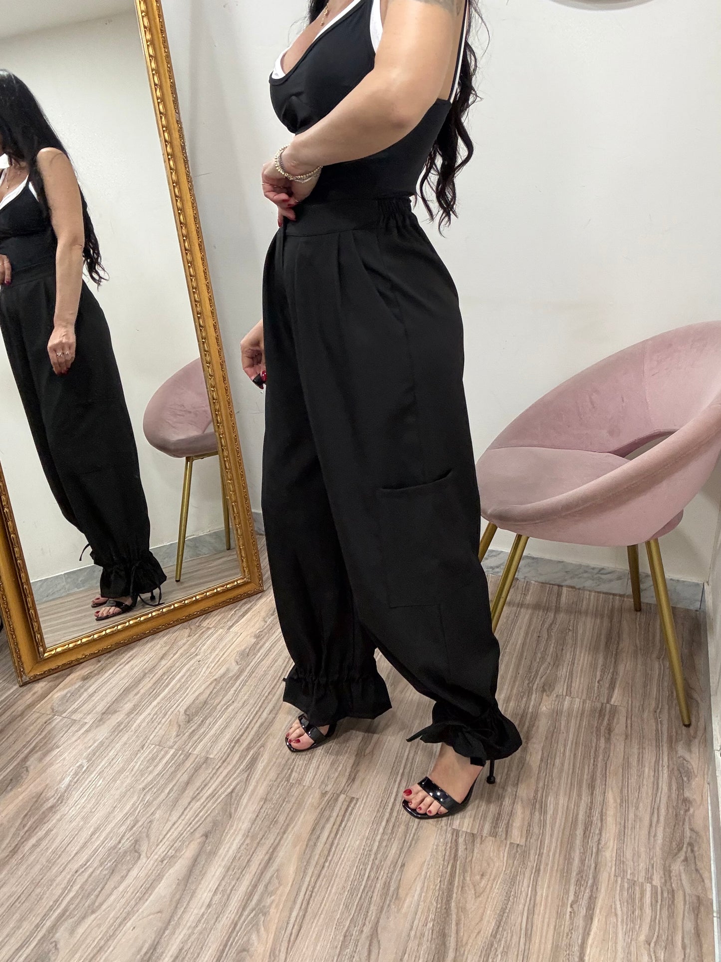 Pantalone arriccio caviglia 15012