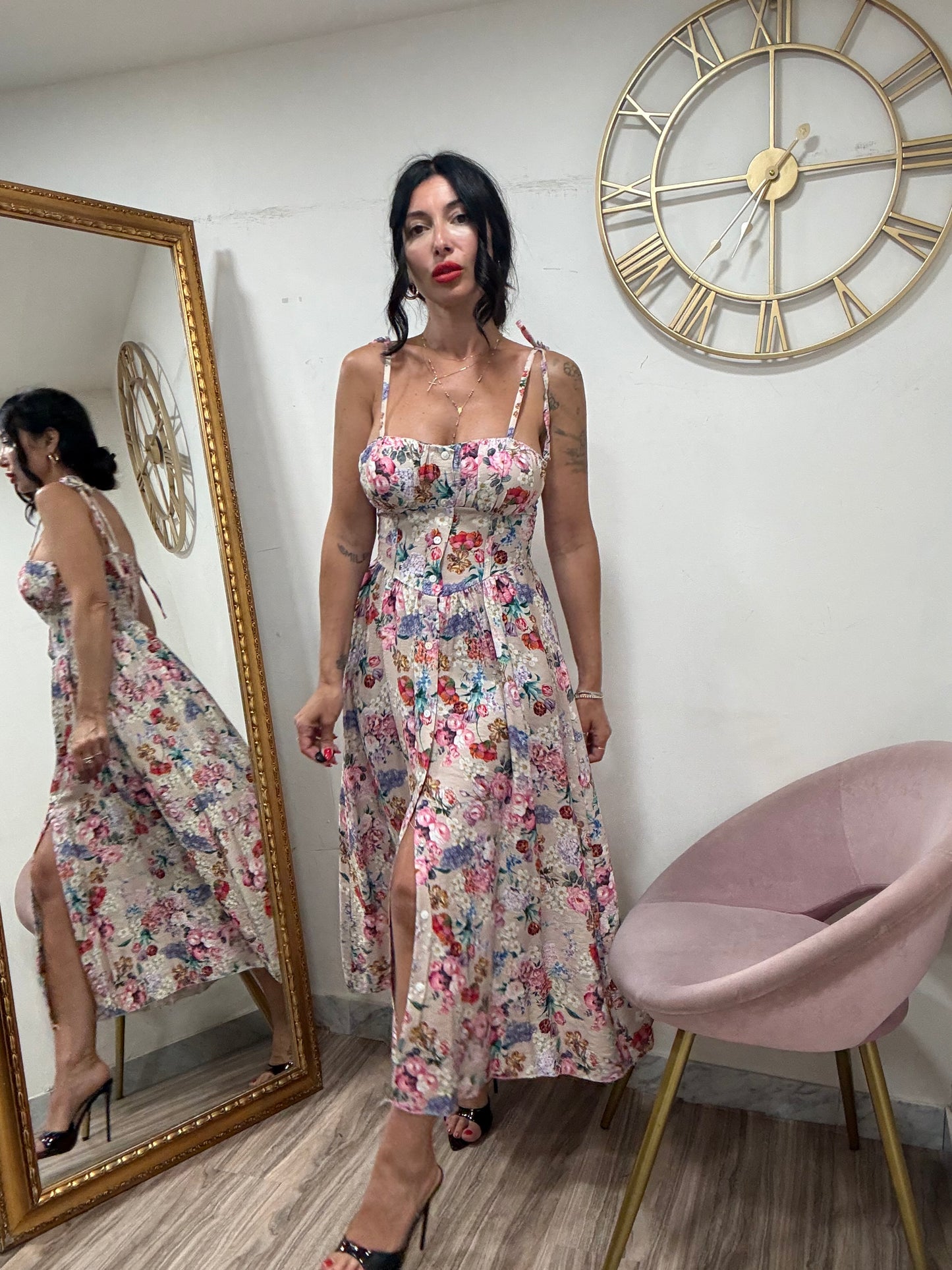 Dress fiori conchiglia 599588