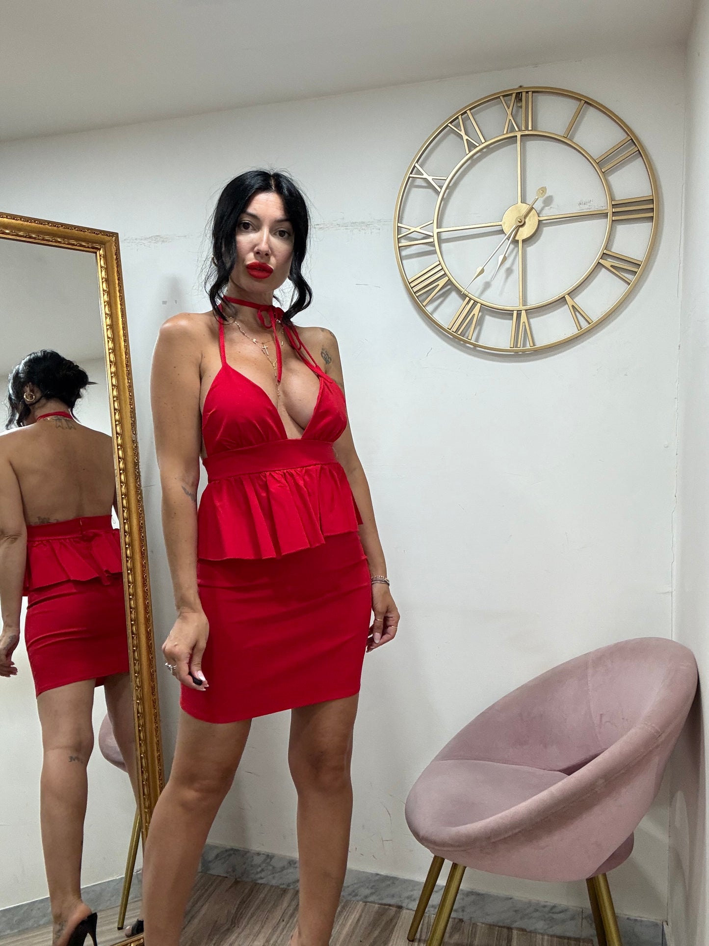 Dress triangolo balza 28051