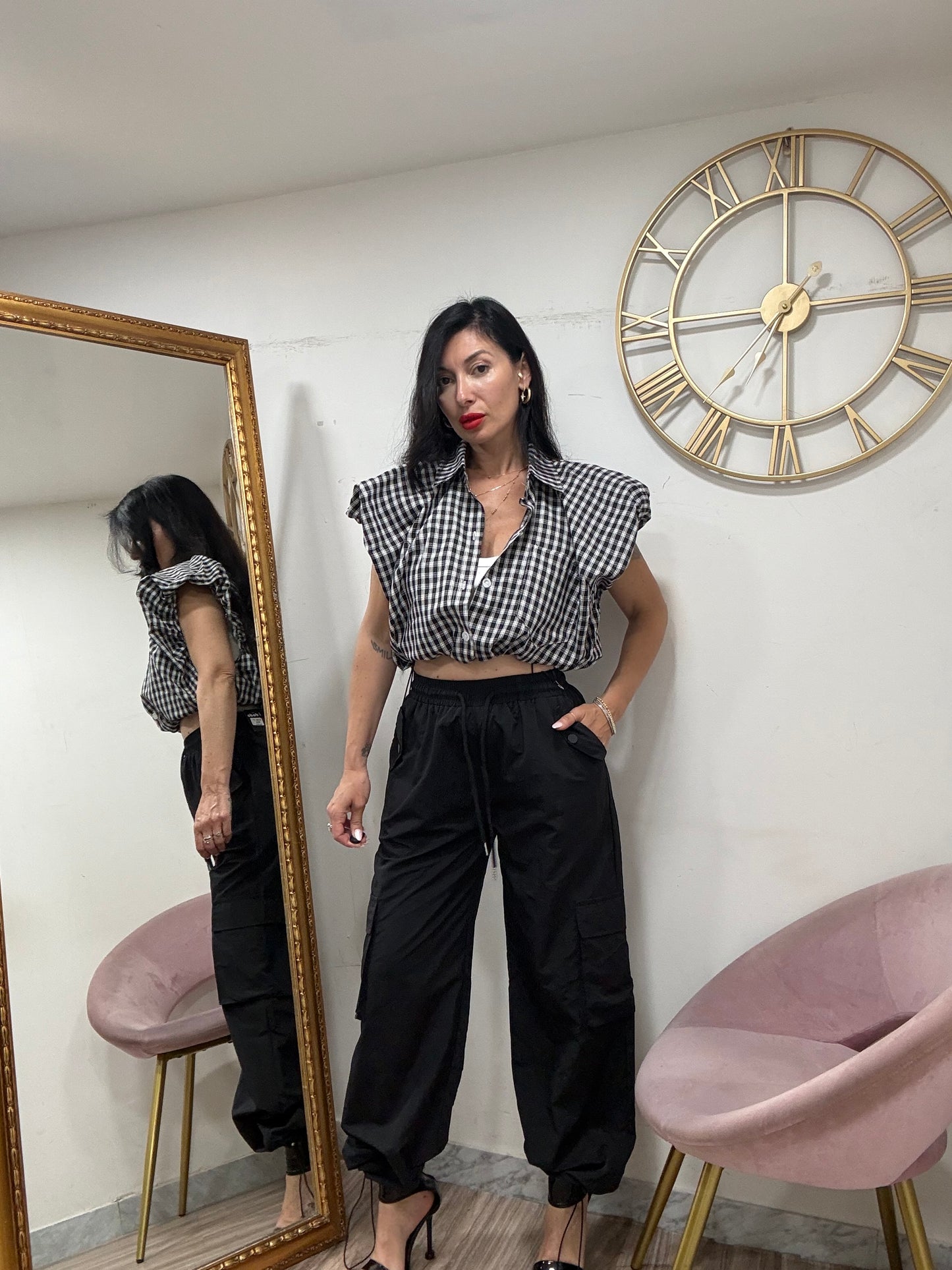 Camicia mezza manica palloncino 1836