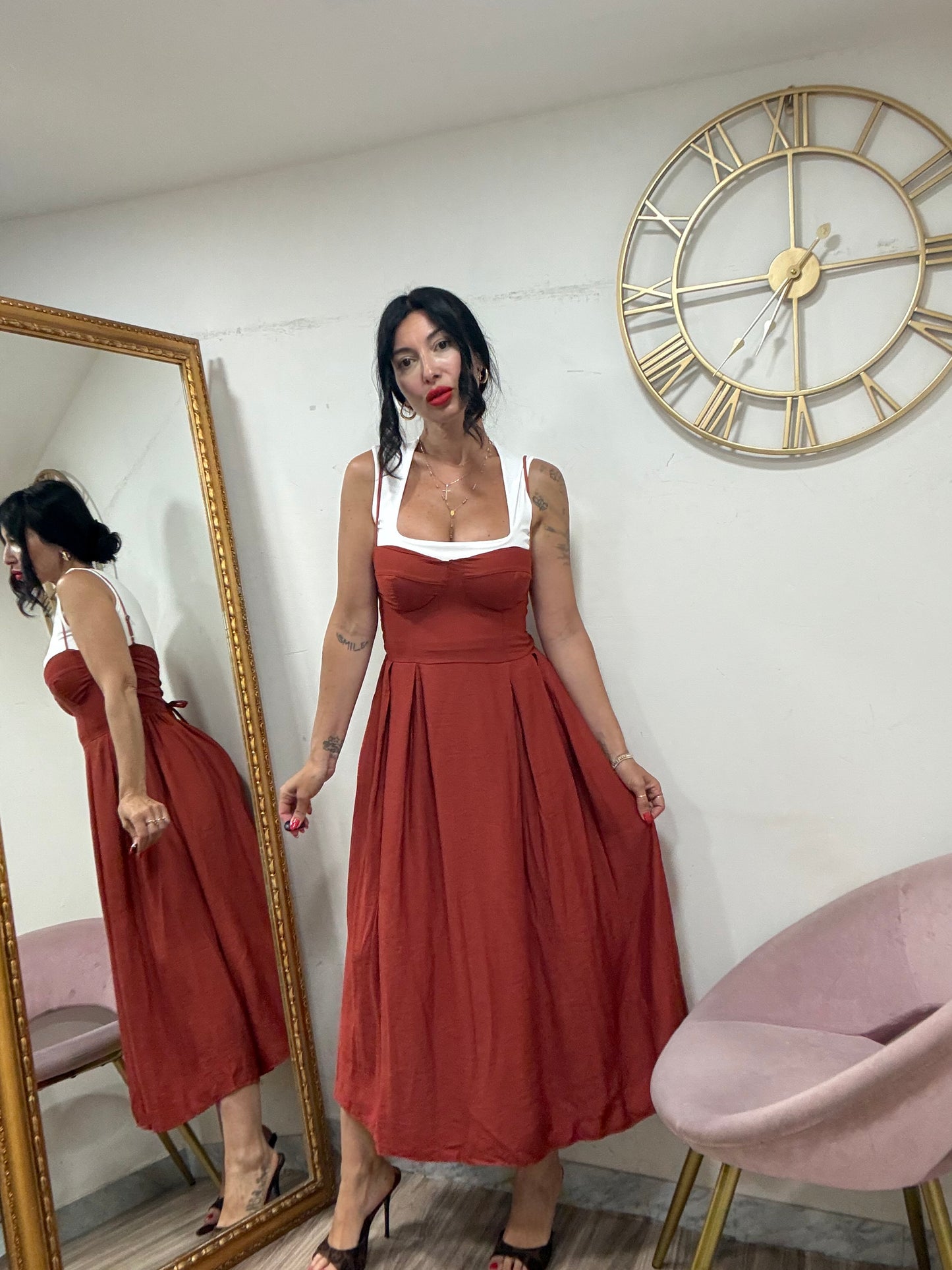 Dress intreccio retro 7011