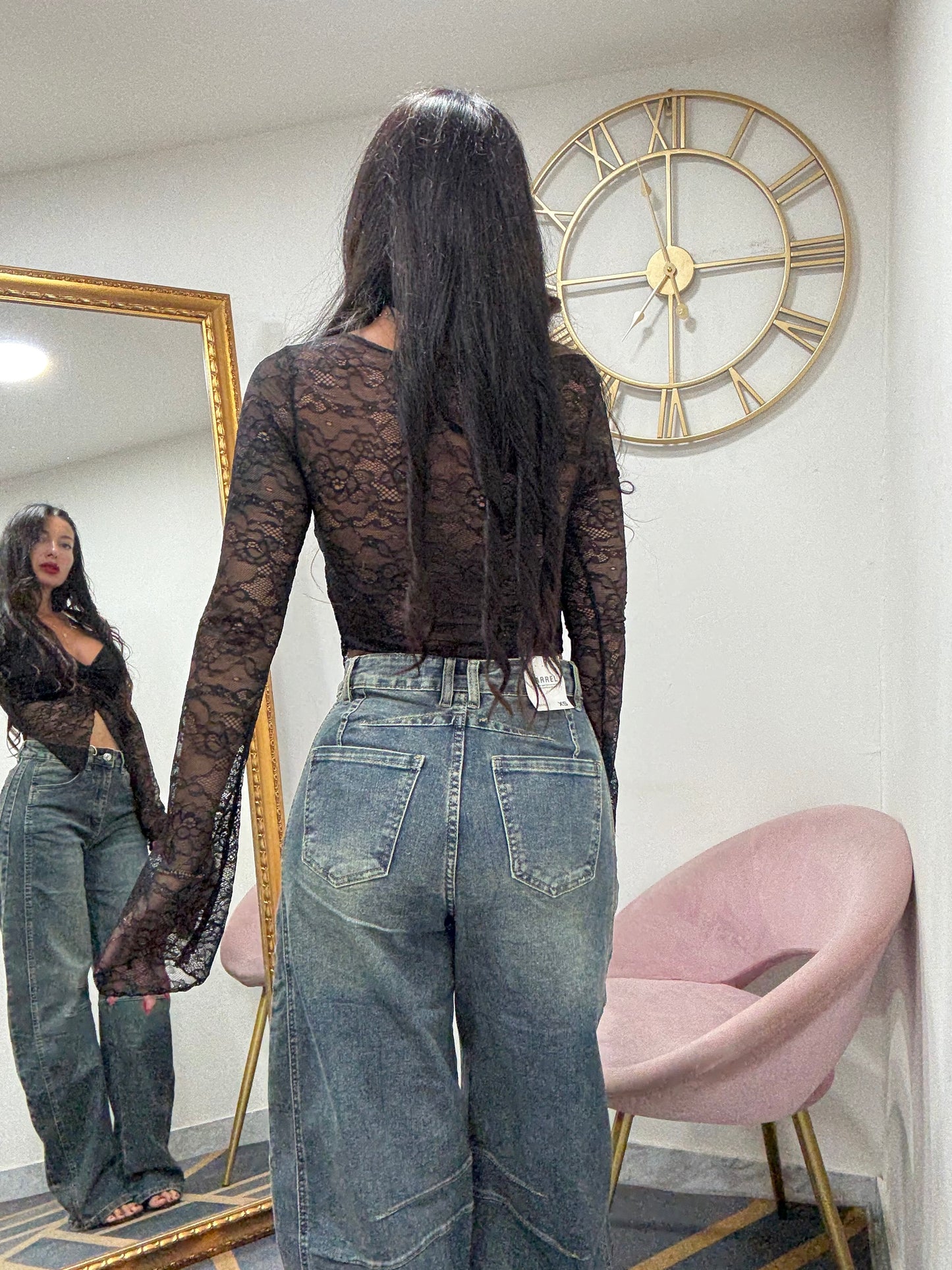 Maglia merletto nodo 186