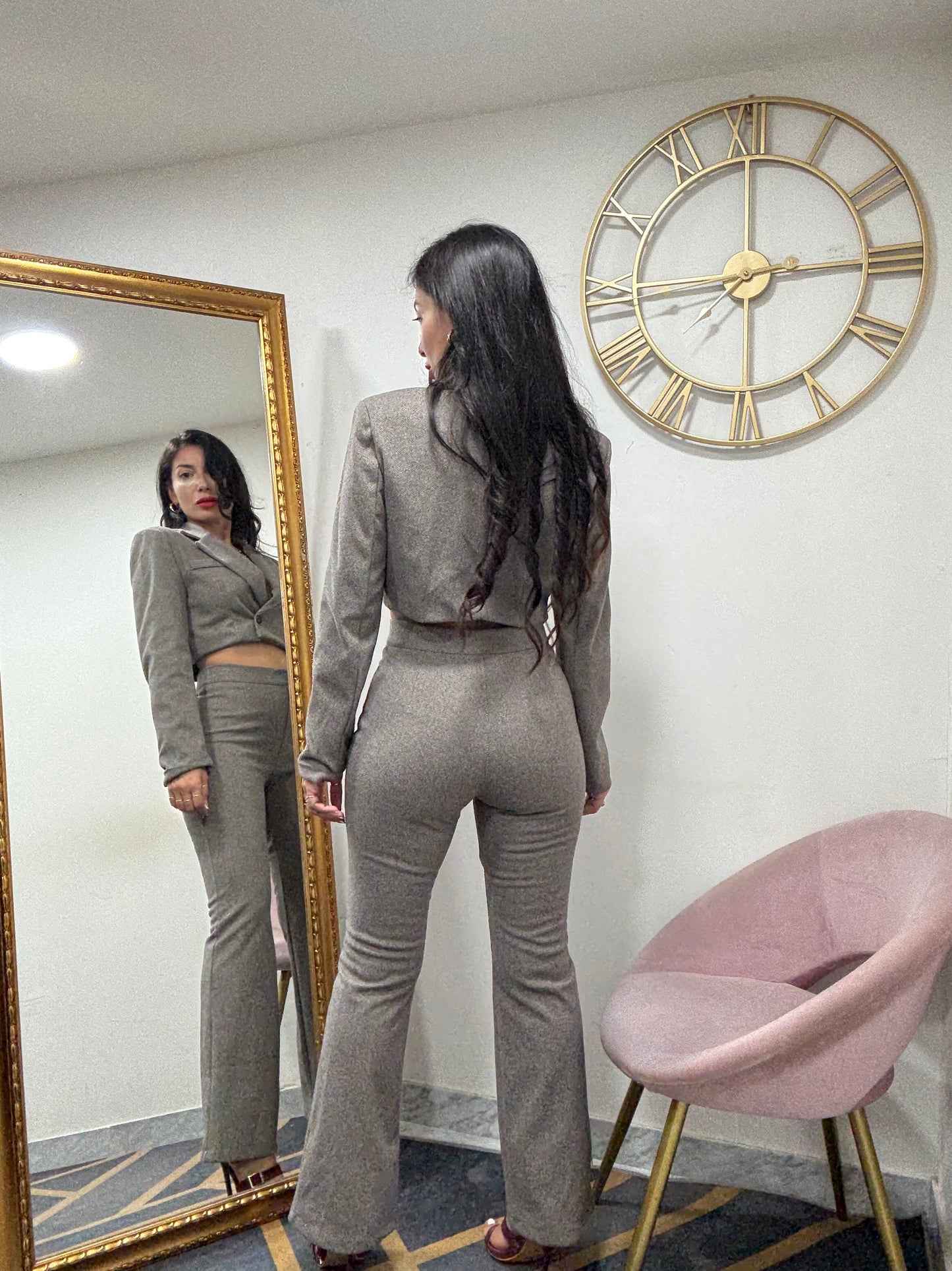 Tailleur spina di pesce panno 261