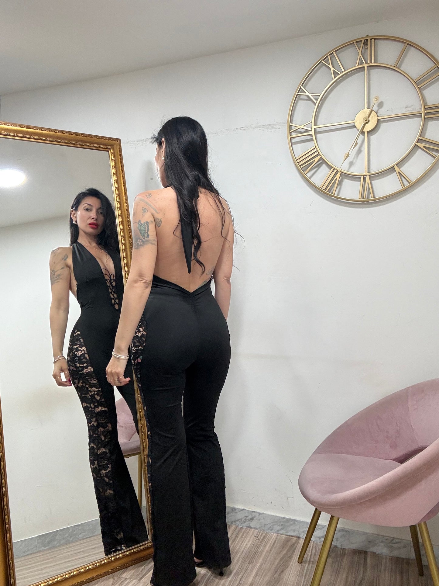 Jumpsuit fascia pizzo