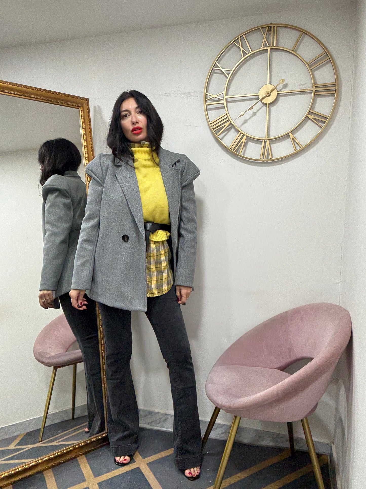 Giacca cappotto balmain panno 154