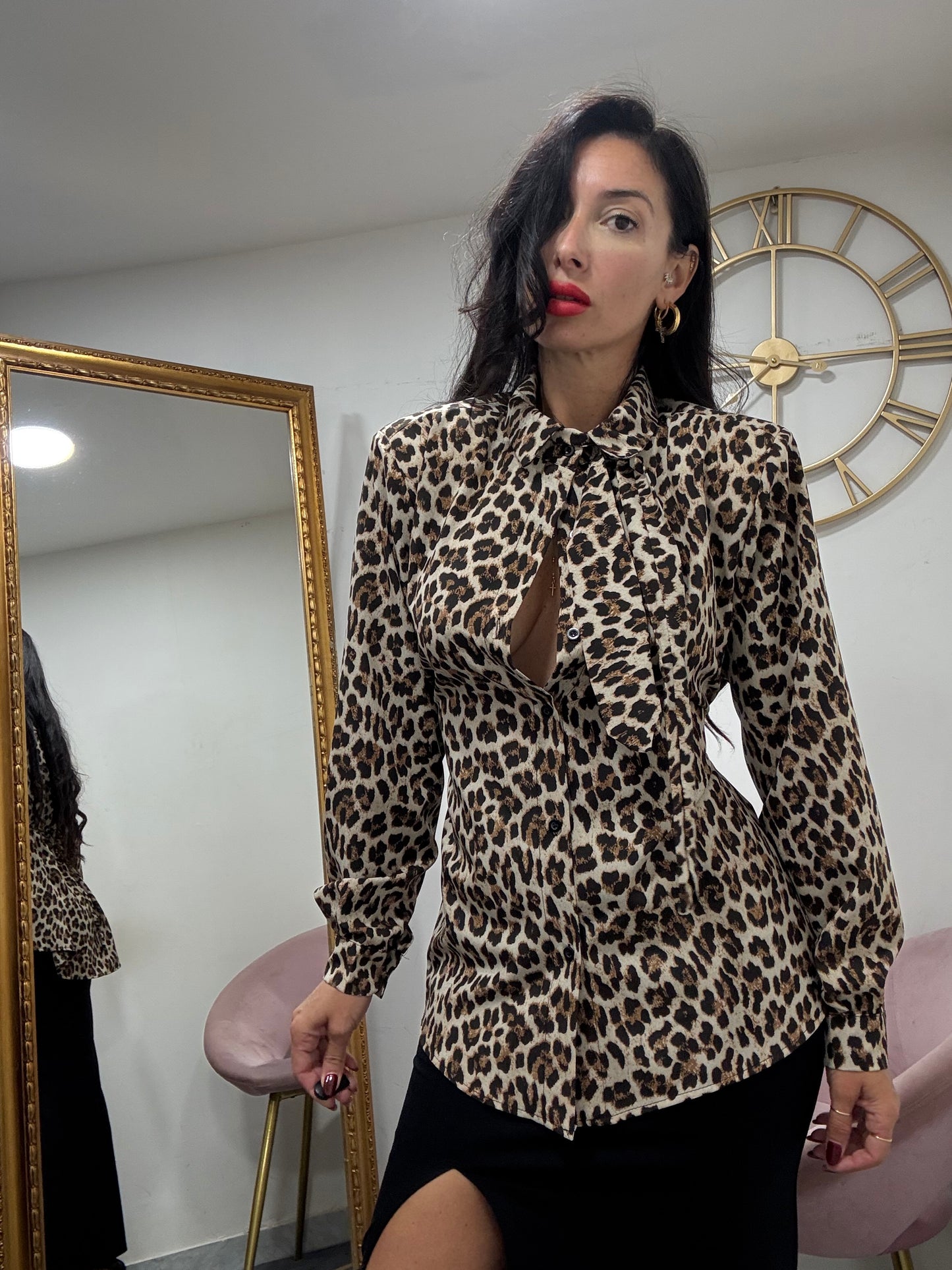 Camicia spalline con coulisse retro 371