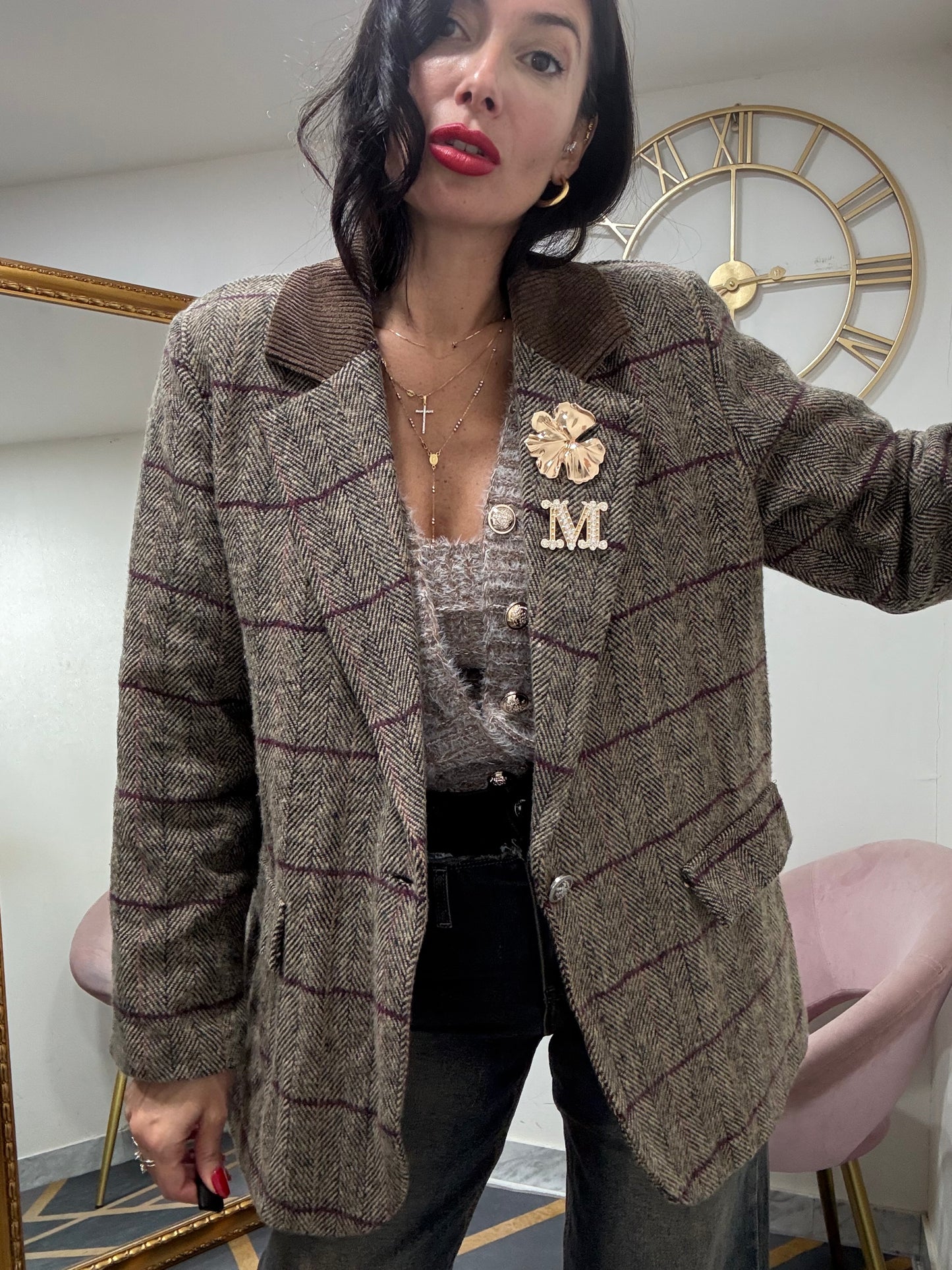 Giacca collo velluto 869