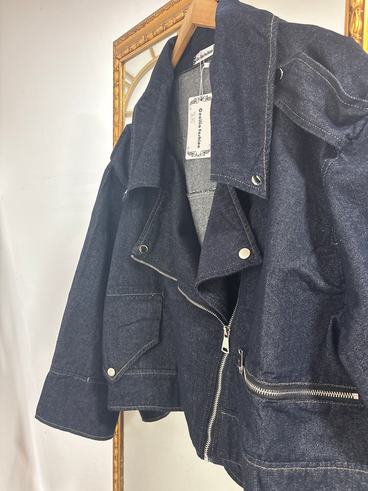 Chiodo Denim oversize 2795