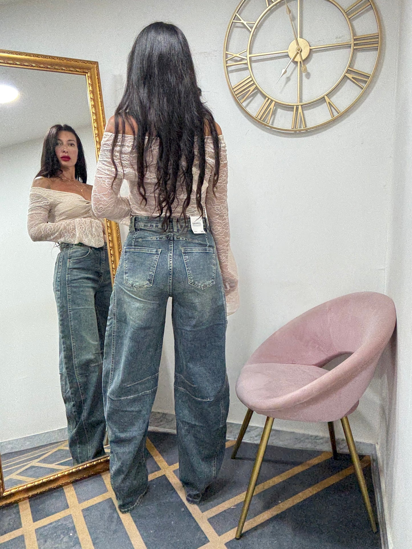 Jeans Balloon doppia cucitura 17-1