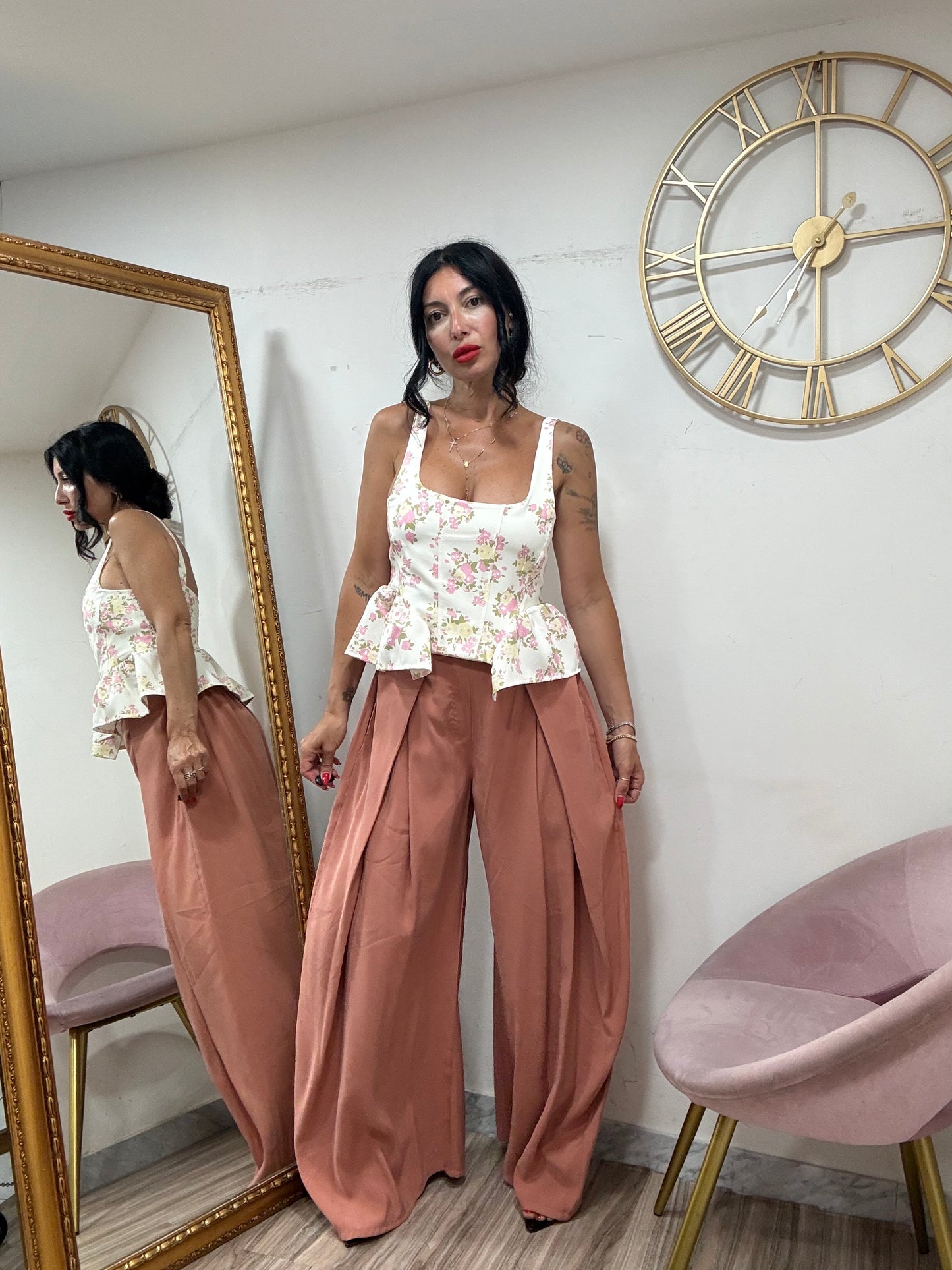 Pantalone seta mega  pence   18262