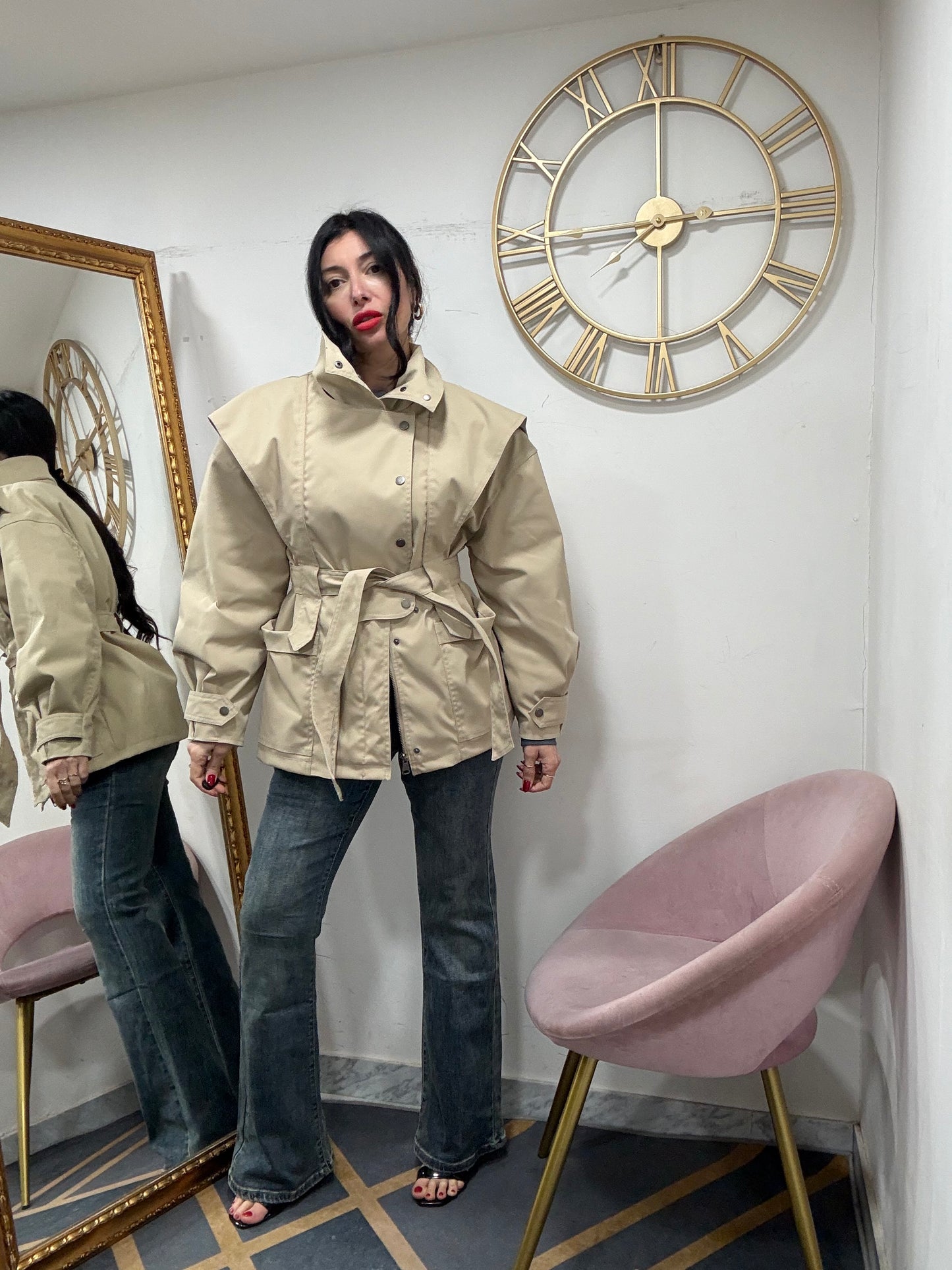 Trench collo alto 6689