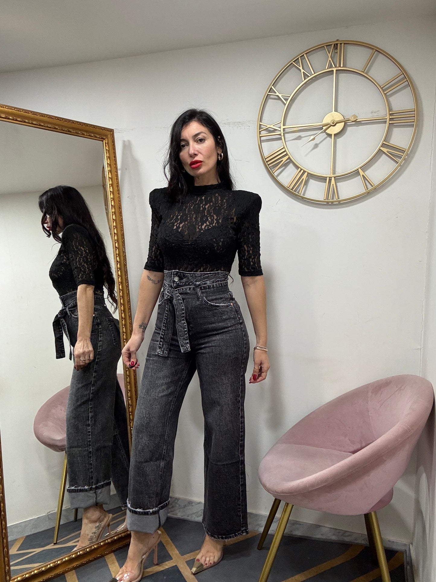 Jeans vita altissima 108