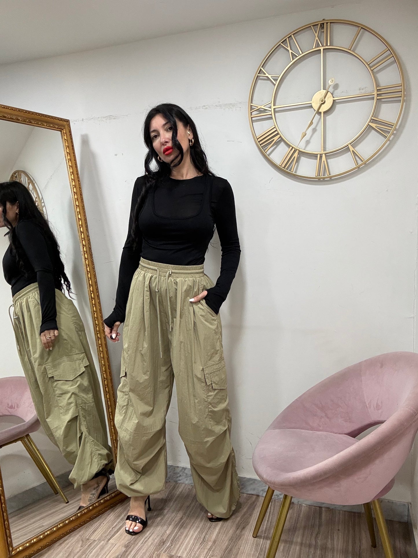 Pantalone Parachute cargo 80357