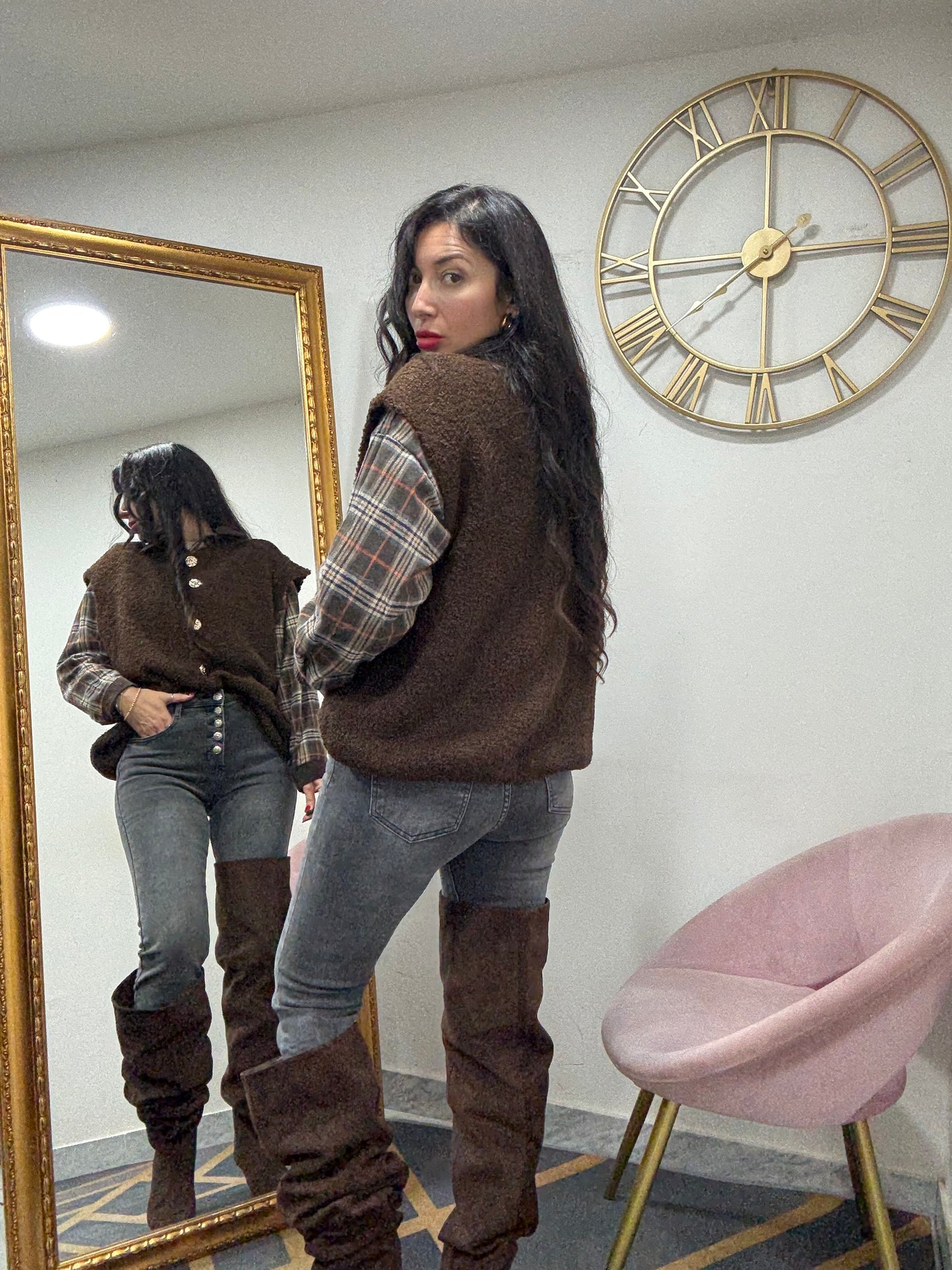 Gilet bottoni oro 620