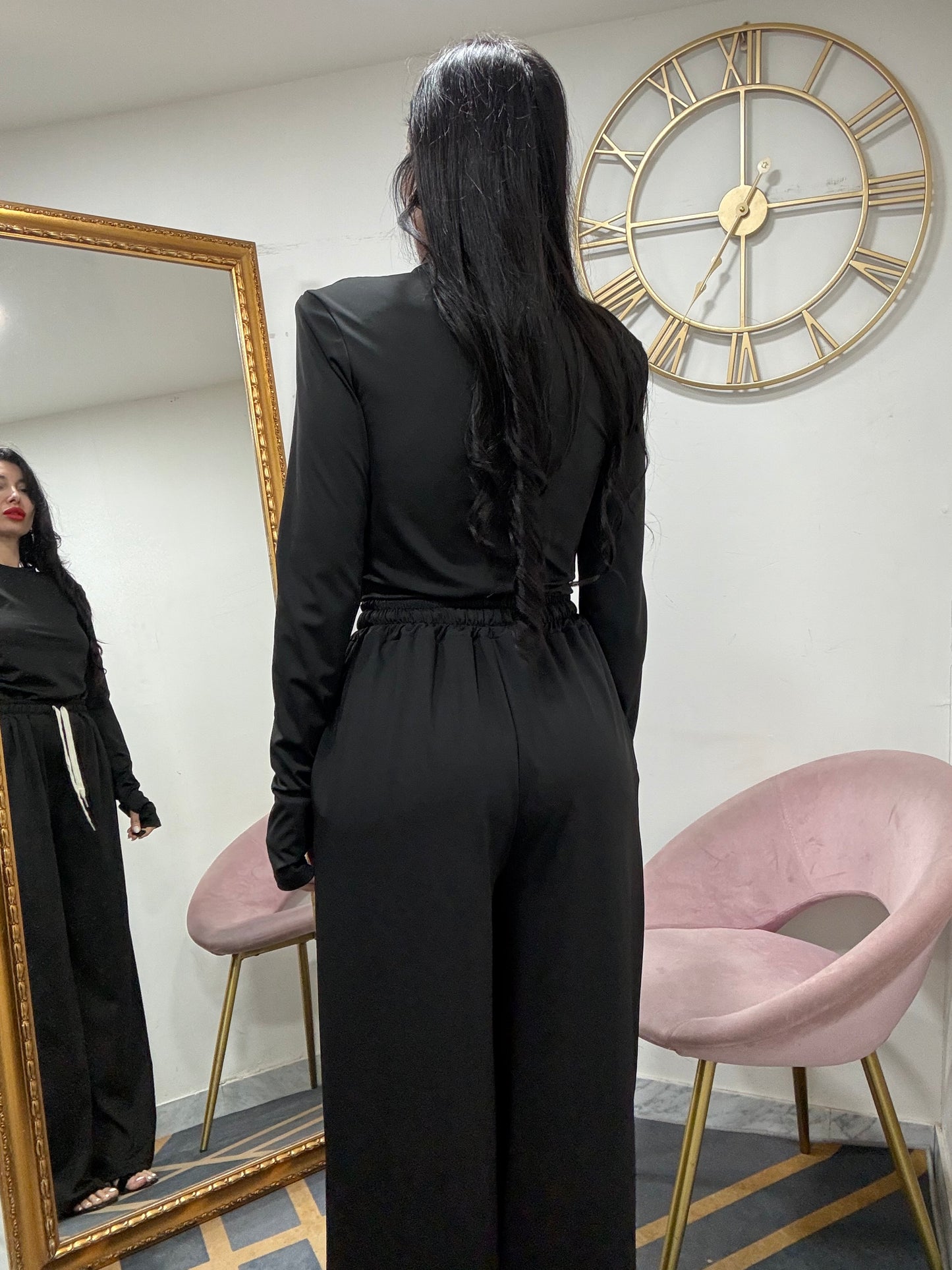 Coordinato pantalalaccio licra 22710