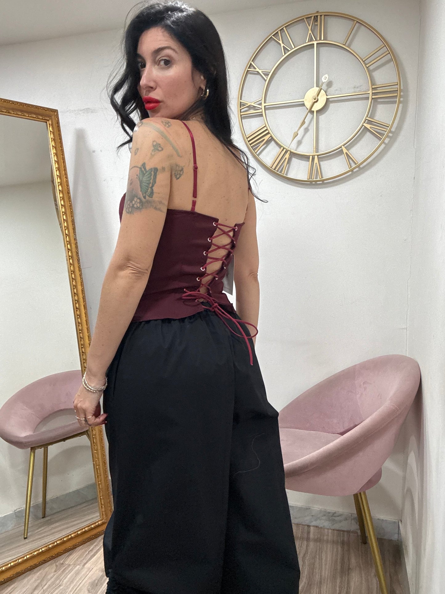 Canotta lacci retro 2291