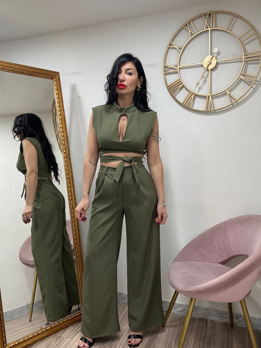 Coordinato crop coreano 9198