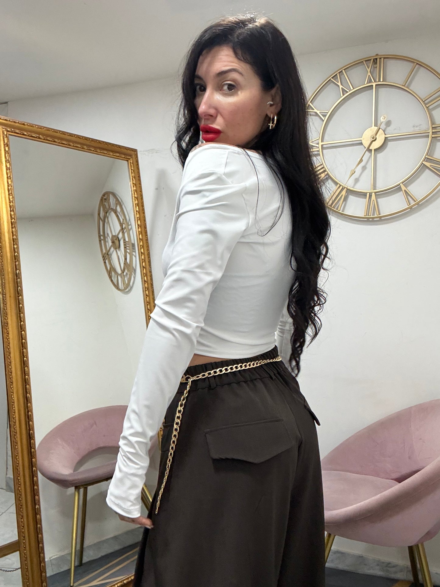 Serafina crop licra 16641