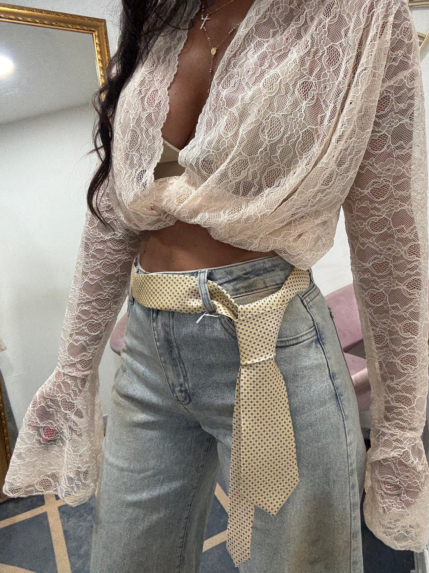 Jeans cravatta
