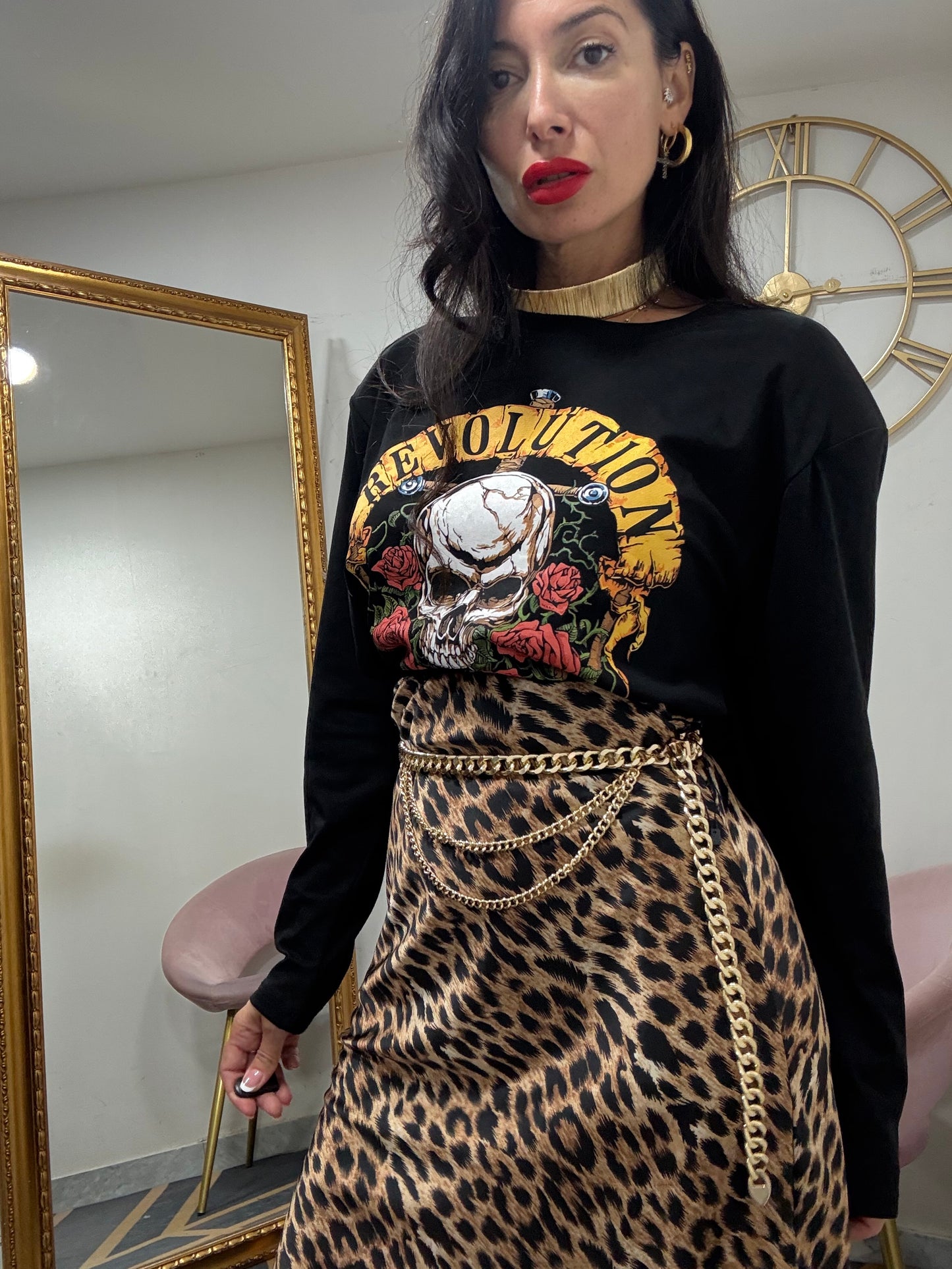 Cinta doppia catena fibia