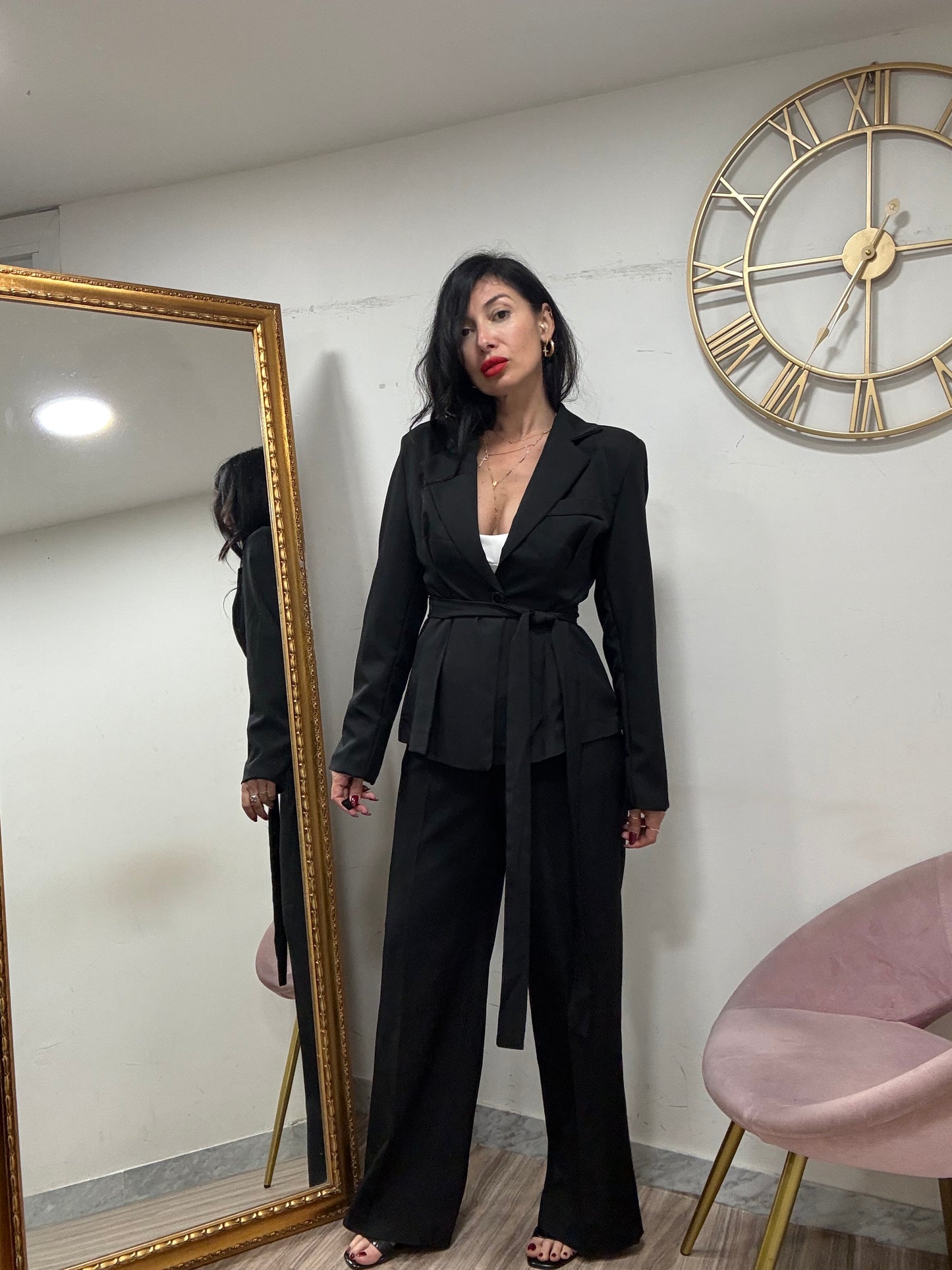 Tailleur giacca cinta slim 13158