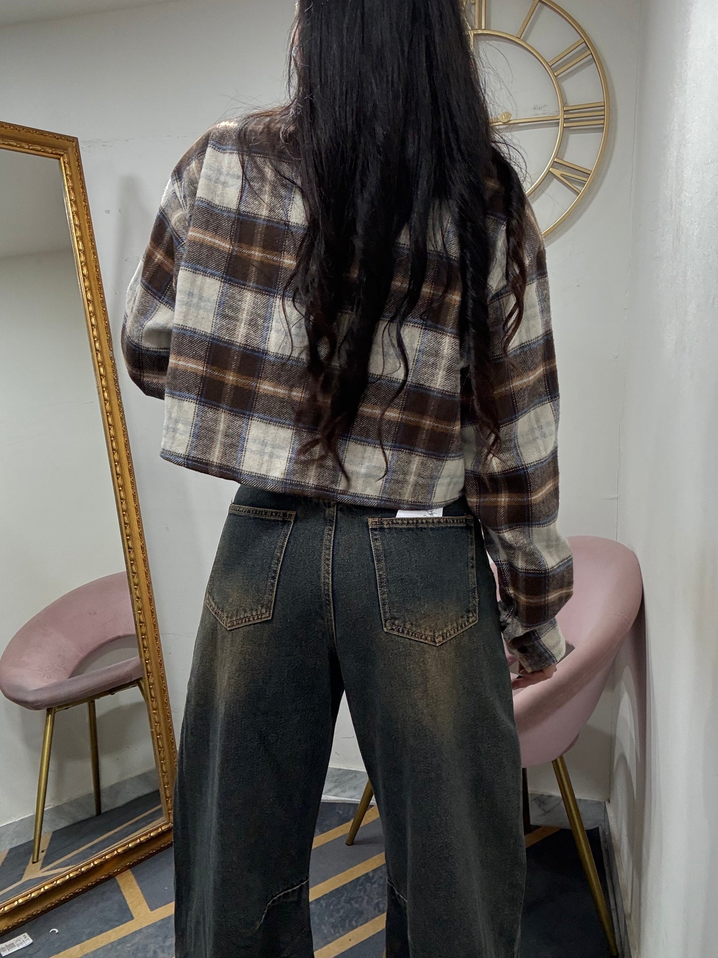 Camicia spalline crop