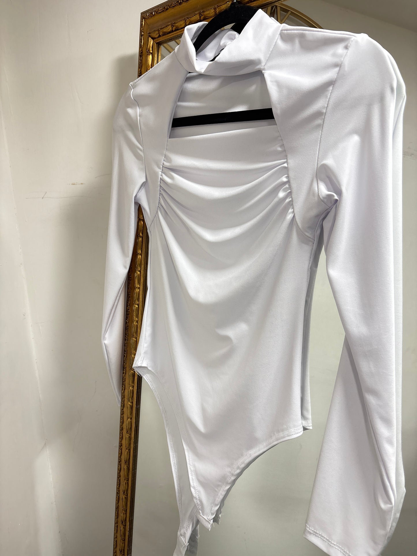 Body collarino scollo quadrato 373